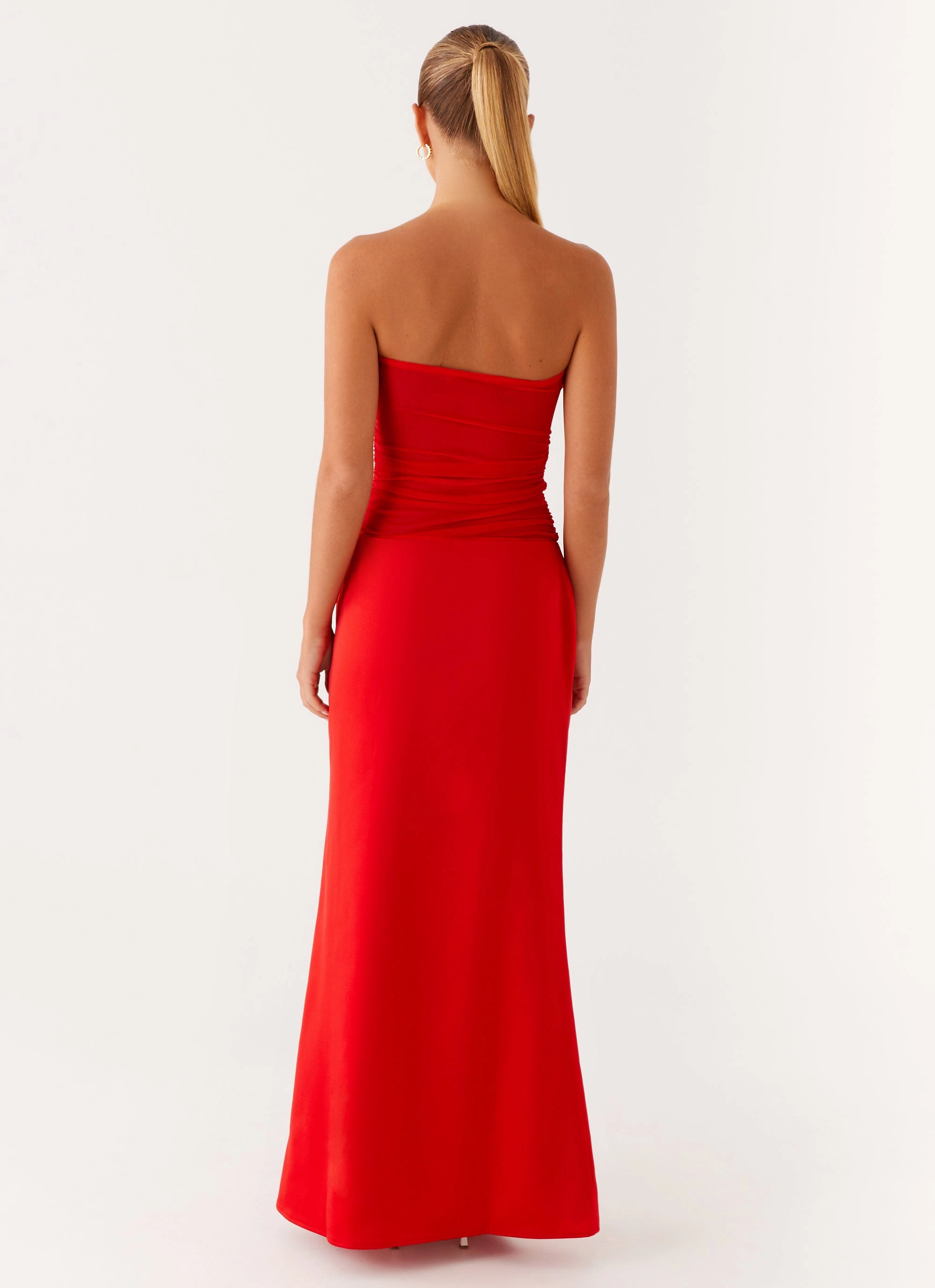 Rewind Maxi Dress - Tangerine Premium Material