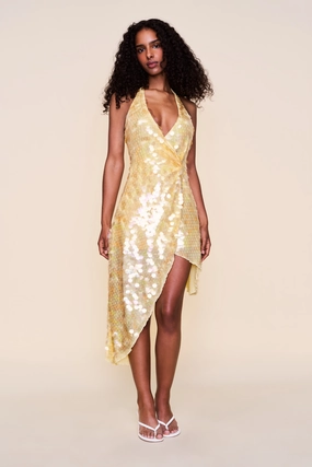 Besora Sequin Dress Bright Petal Comfy Flex