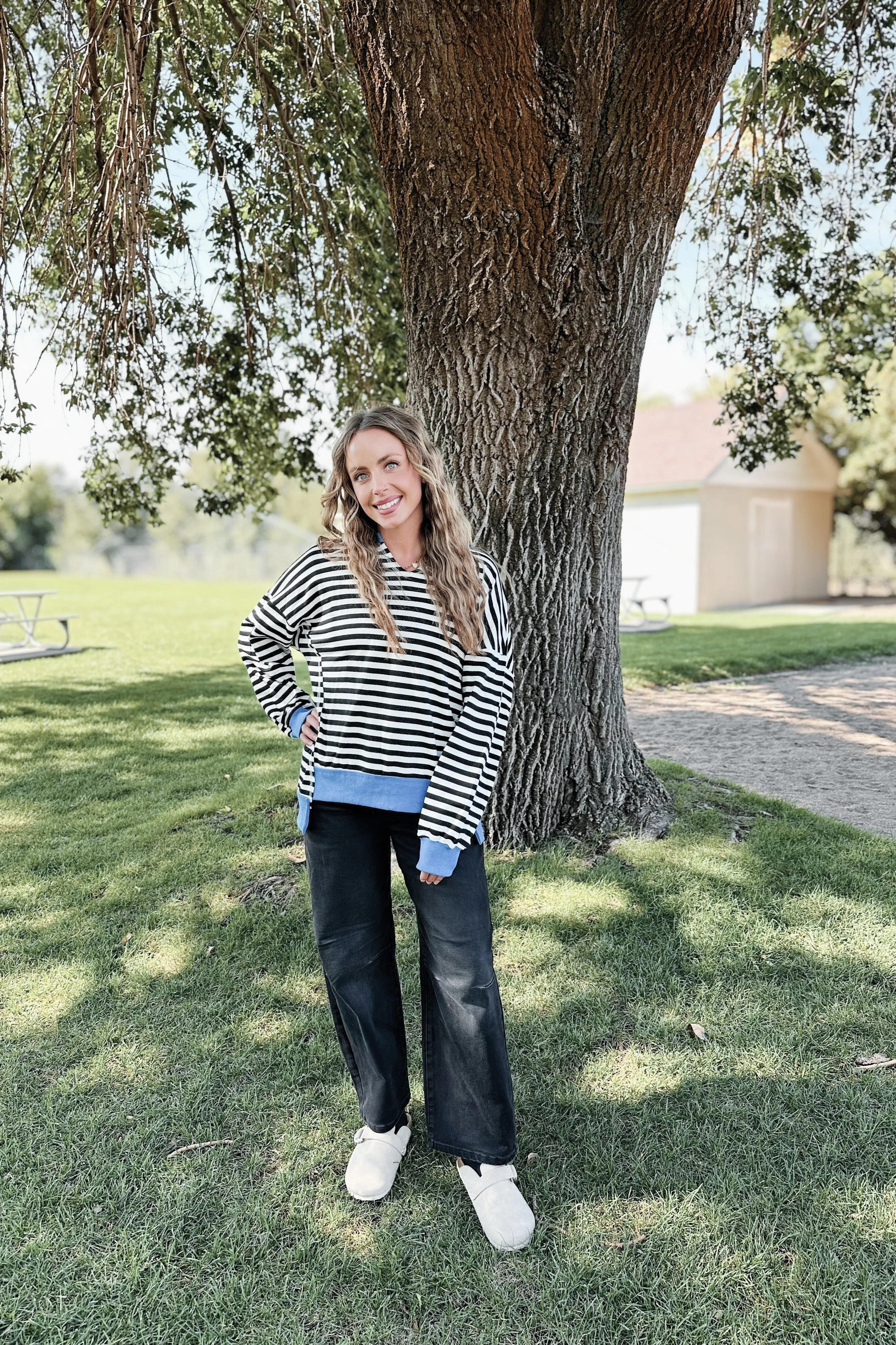MoistureWicking Out Of Line Pullover