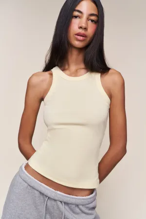 Full Length Cotton Tank Hidden Zipper
