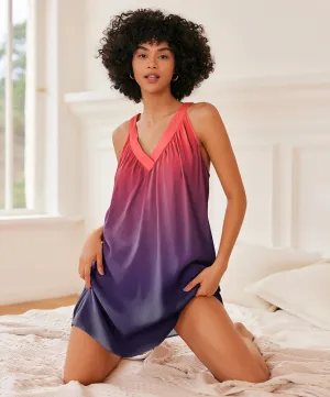 Lightweight Racerback Pleated Night Dress (US Only)