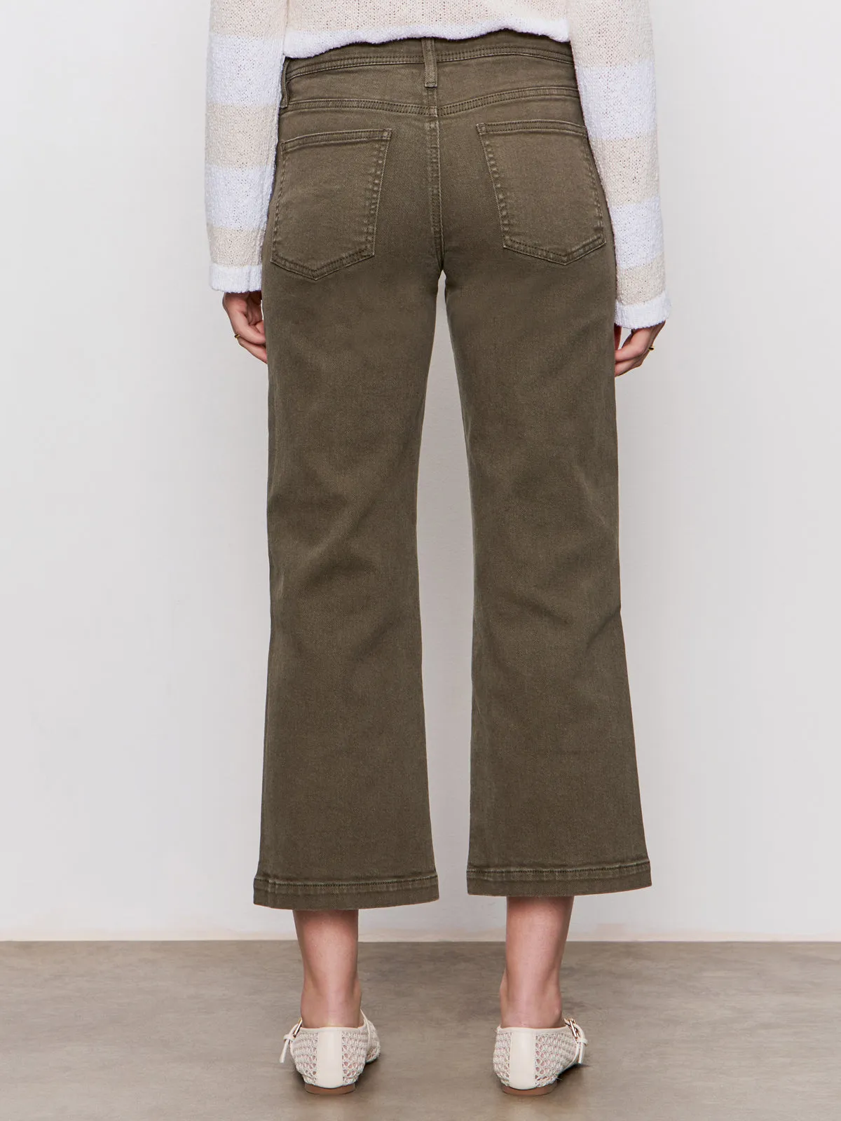 League Crop Jeans Fatigue AntiSlipWaistband All Purpose Fit