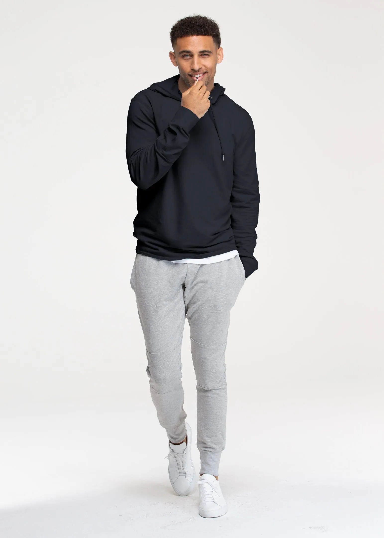 Lightweight SWET-Hoodie | Navy