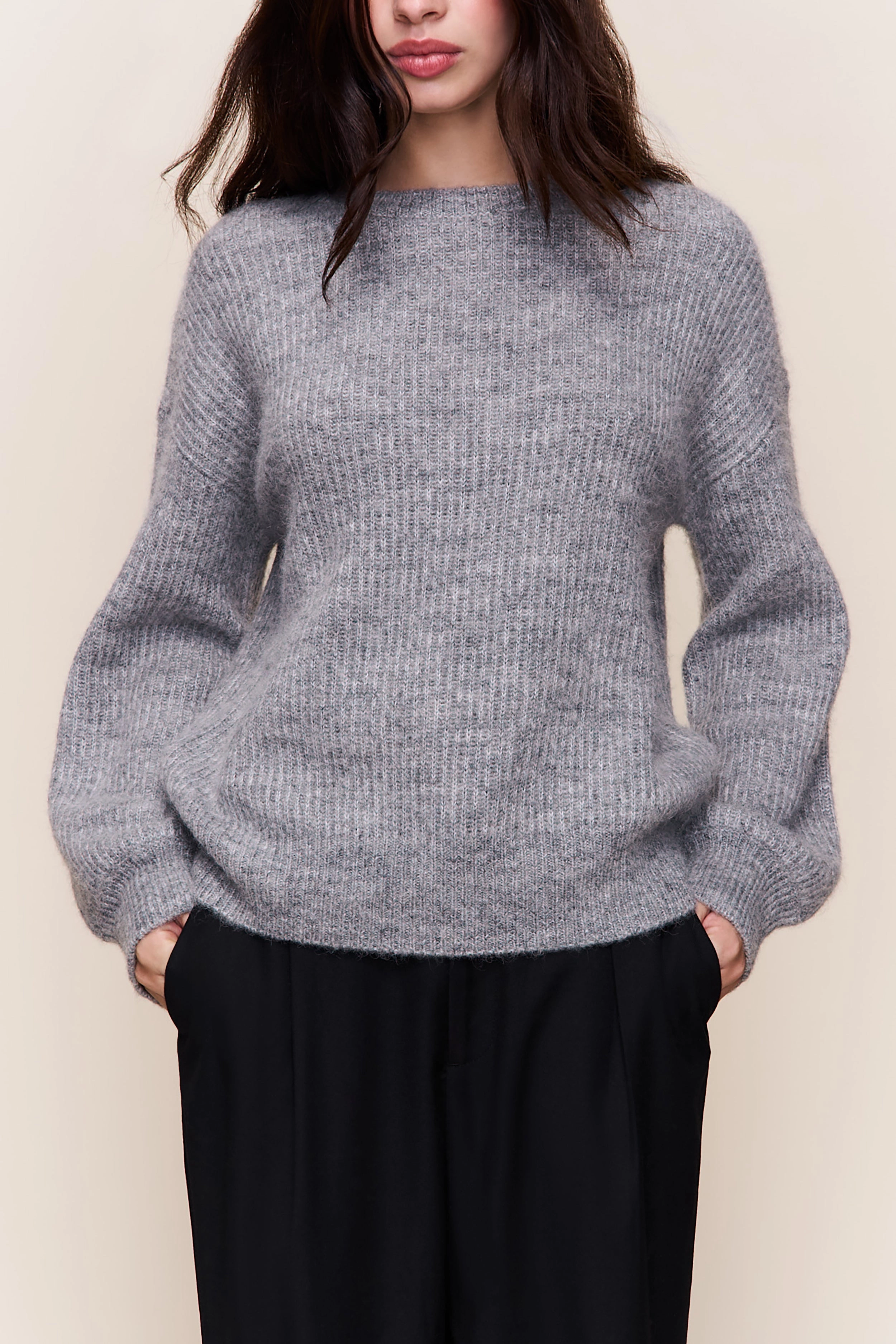 Bobbie Oversized Wool Jumper Clean Silhouette Lightweight insulation