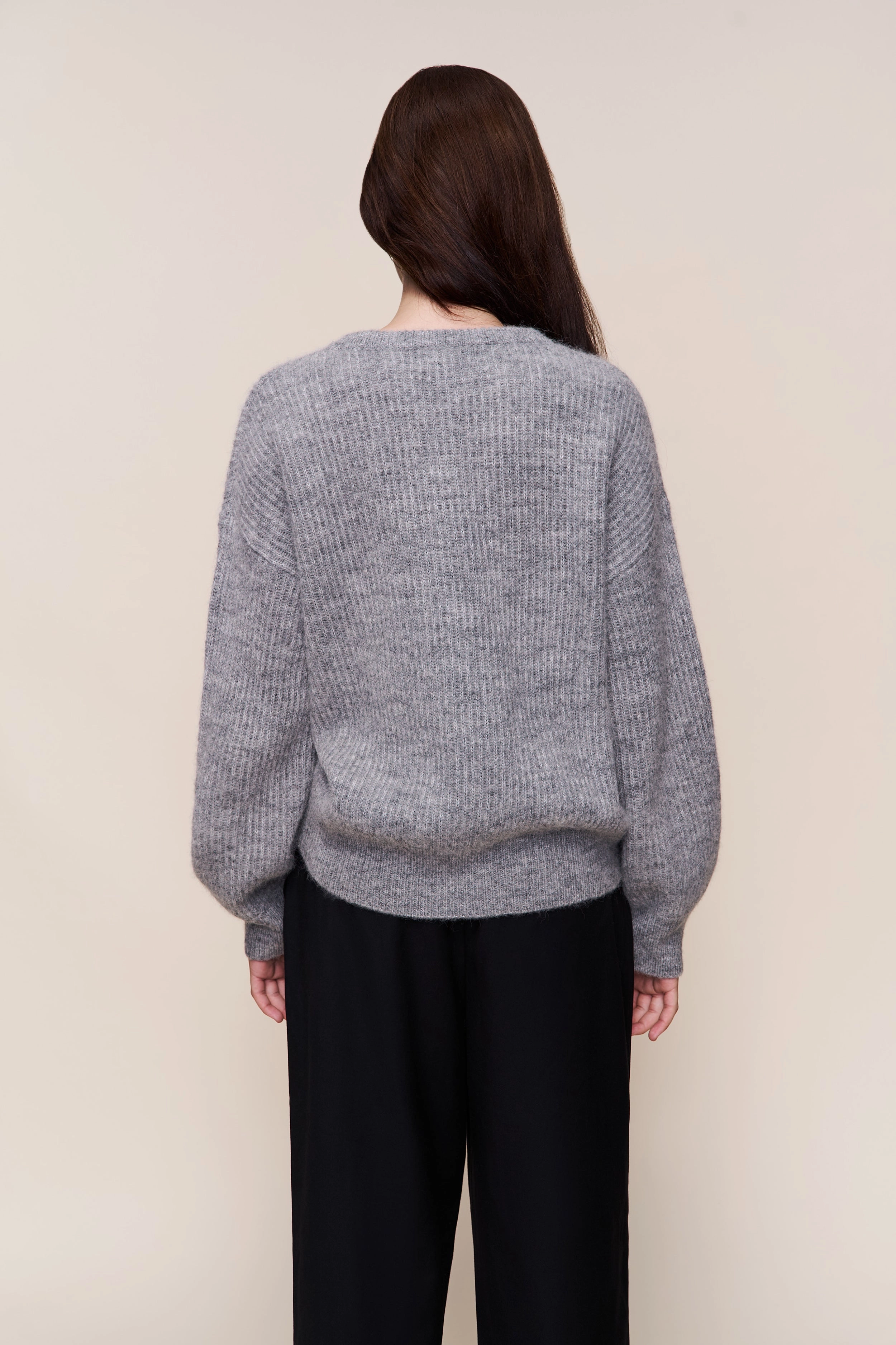 Odor control KnitCuff Reinforcements Bobbie Oversized Wool Jumper