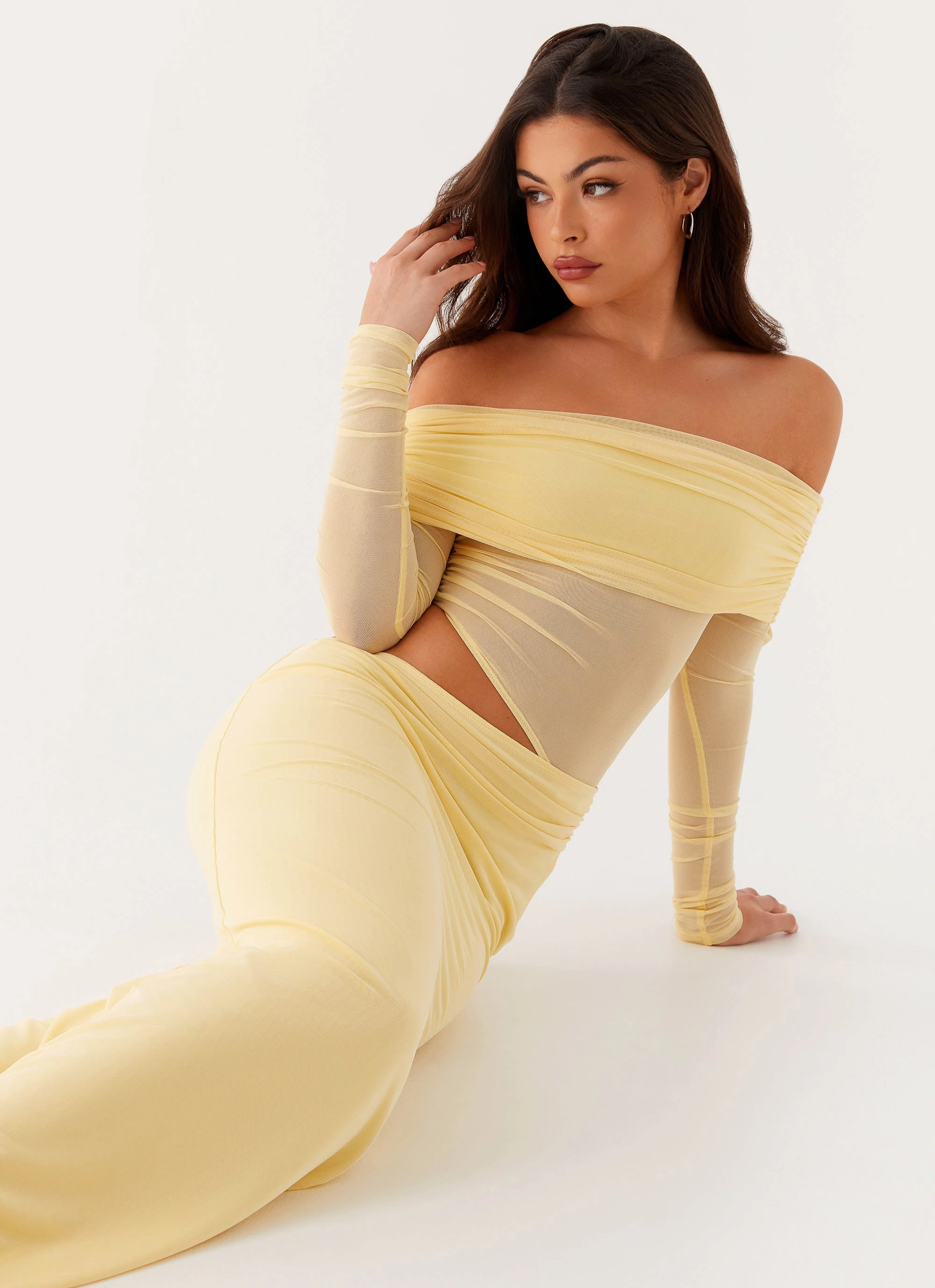 Fashionable appearance Emery Maxi Dress - Yellow