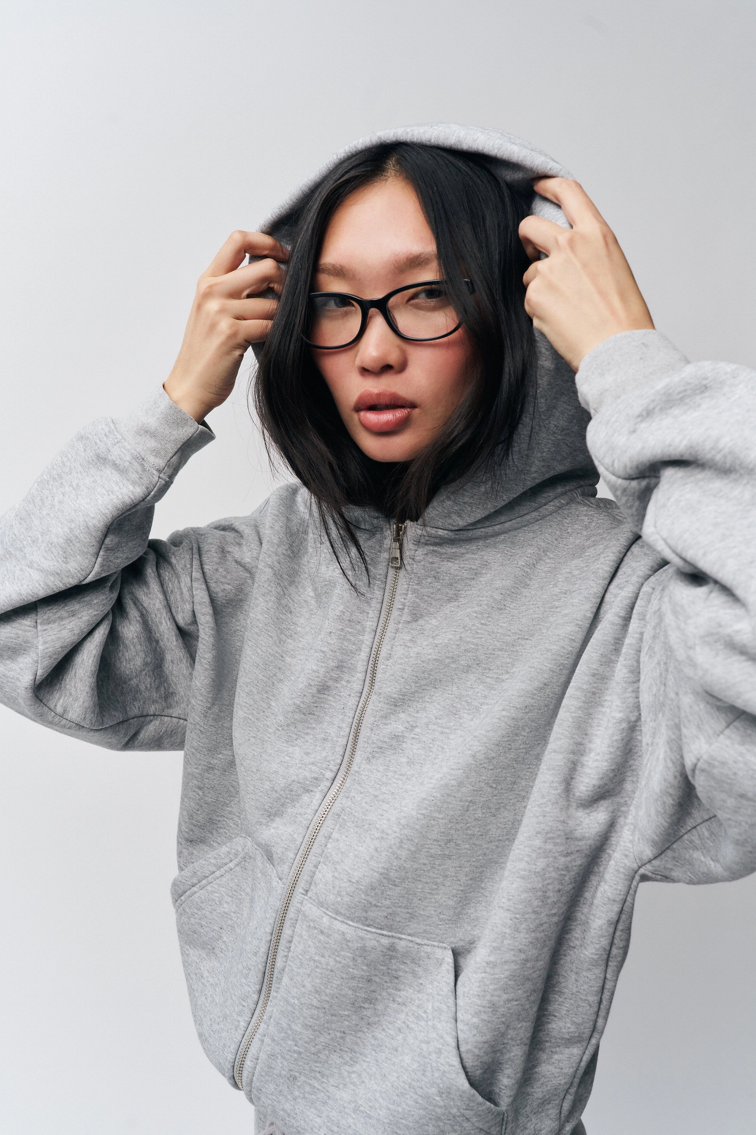 Zip Up Hoodie Modern Comforted