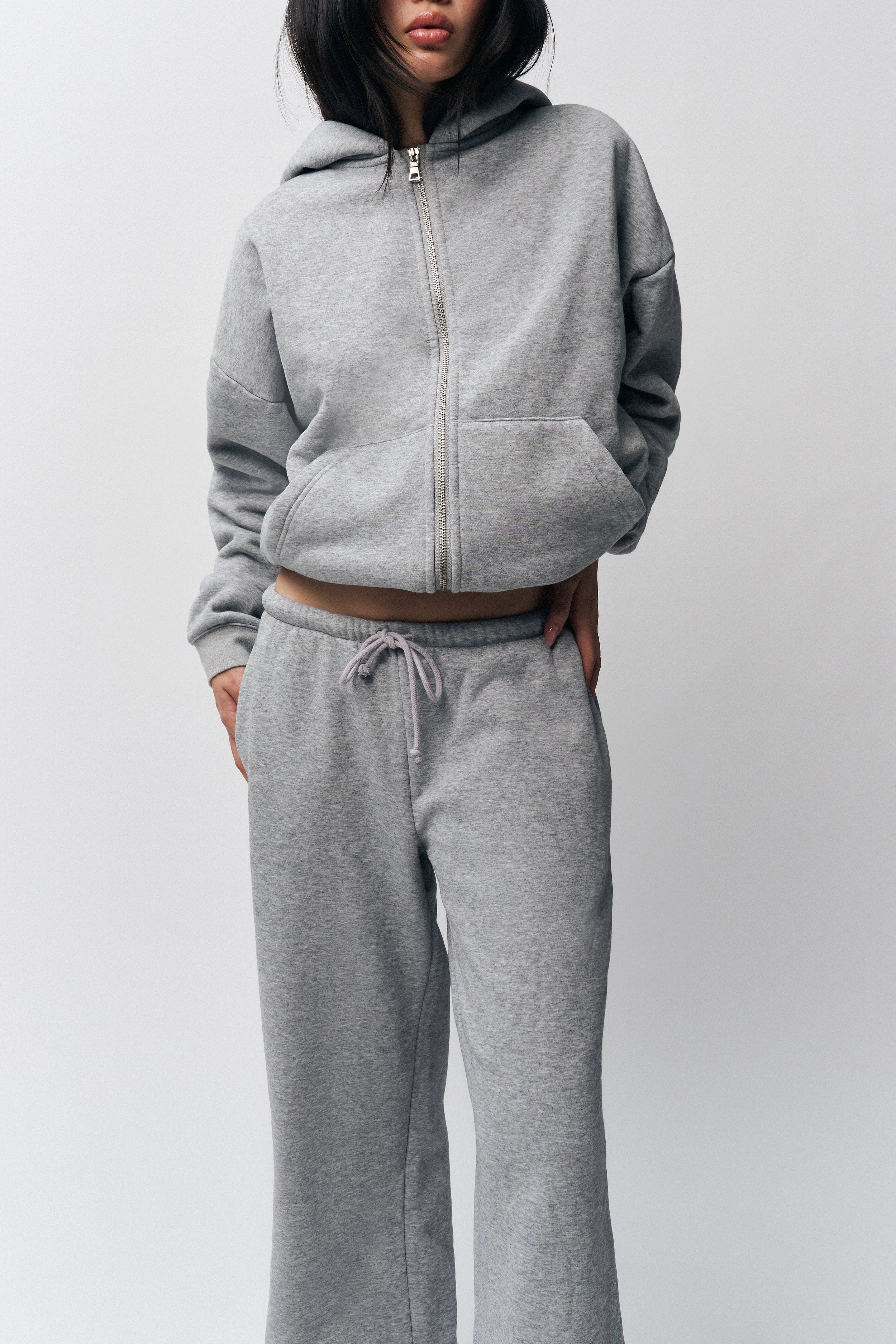 elastic waistband Quick Dry Weaving Zip Up Hoodie