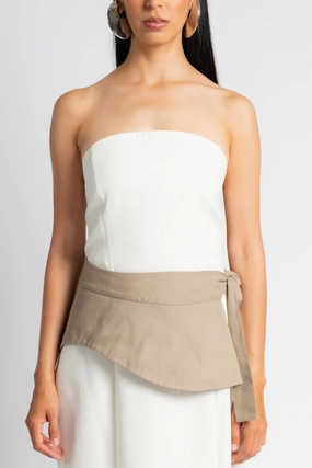 Reflective Safety Trim The Wave Belt in Tan