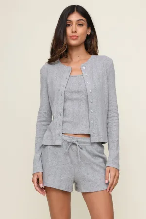 AllPurpose Design stain resistant coating Lila Pointelle Long Sleeve
