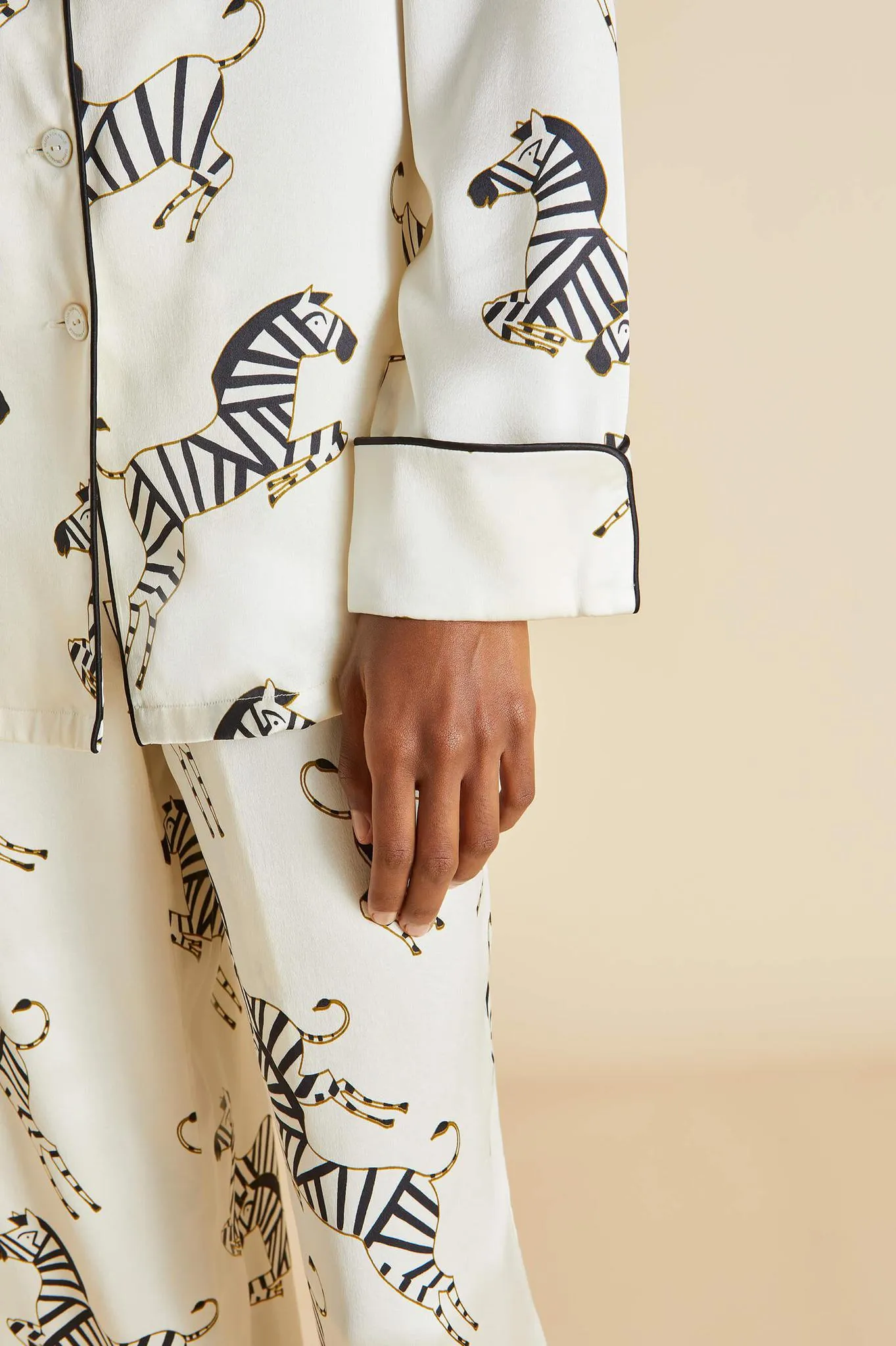 Lila Zebedee silk pajama set