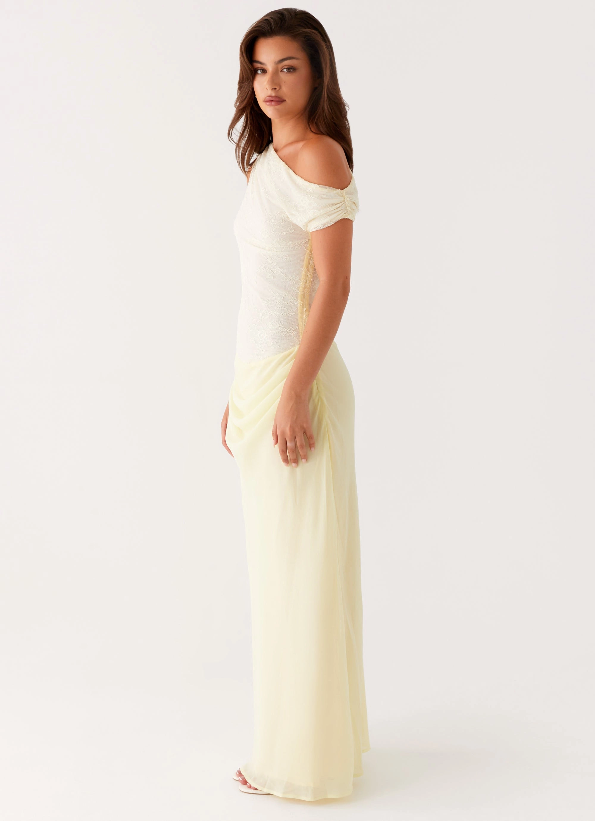 Modern-style Lili Maxi Dress - Yellow