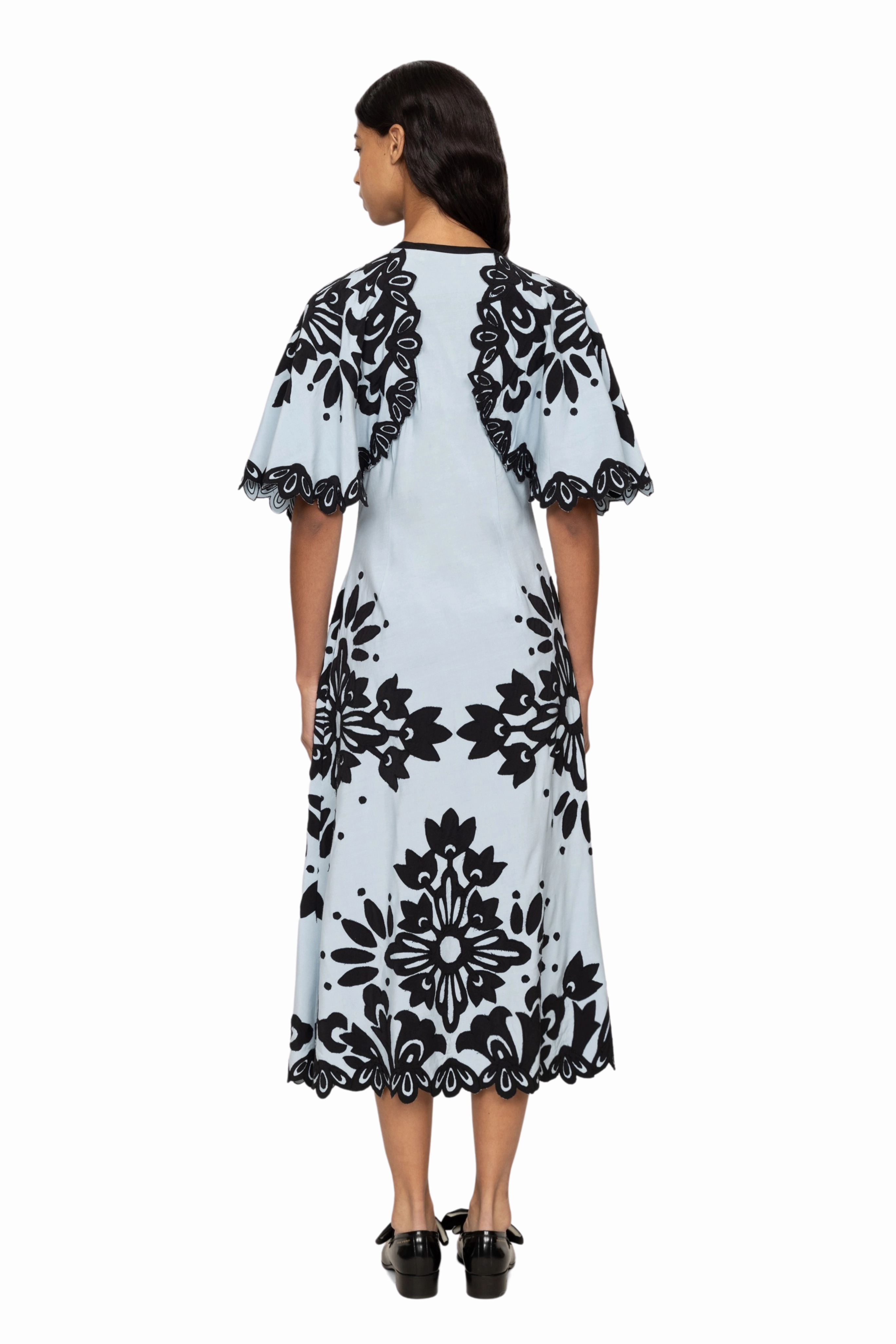 Liliana Applique Maxi Sleeveless Dress Office Wear
