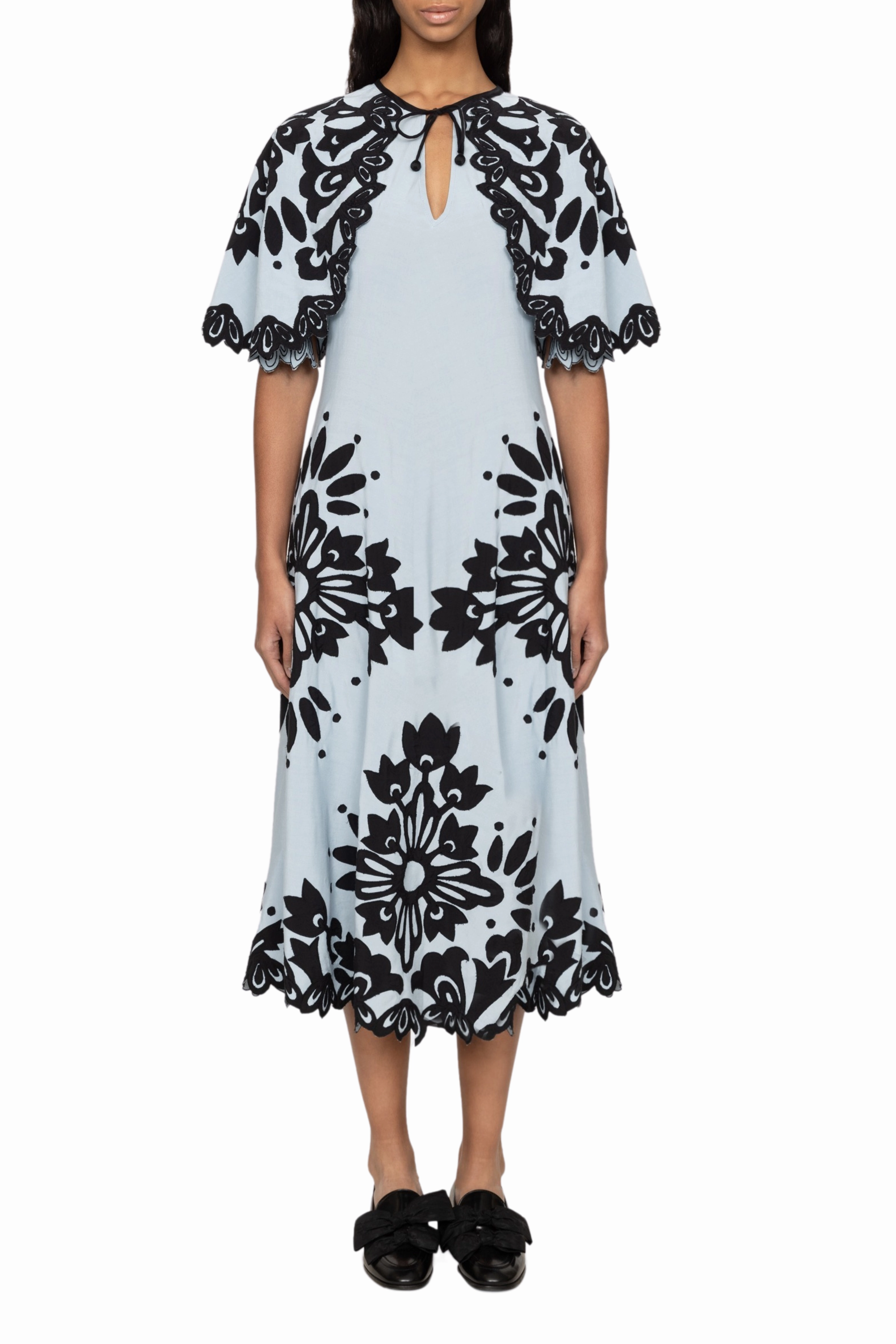 Casual Smart Effortless Layering Liliana Applique Maxi Sleeveless Dress