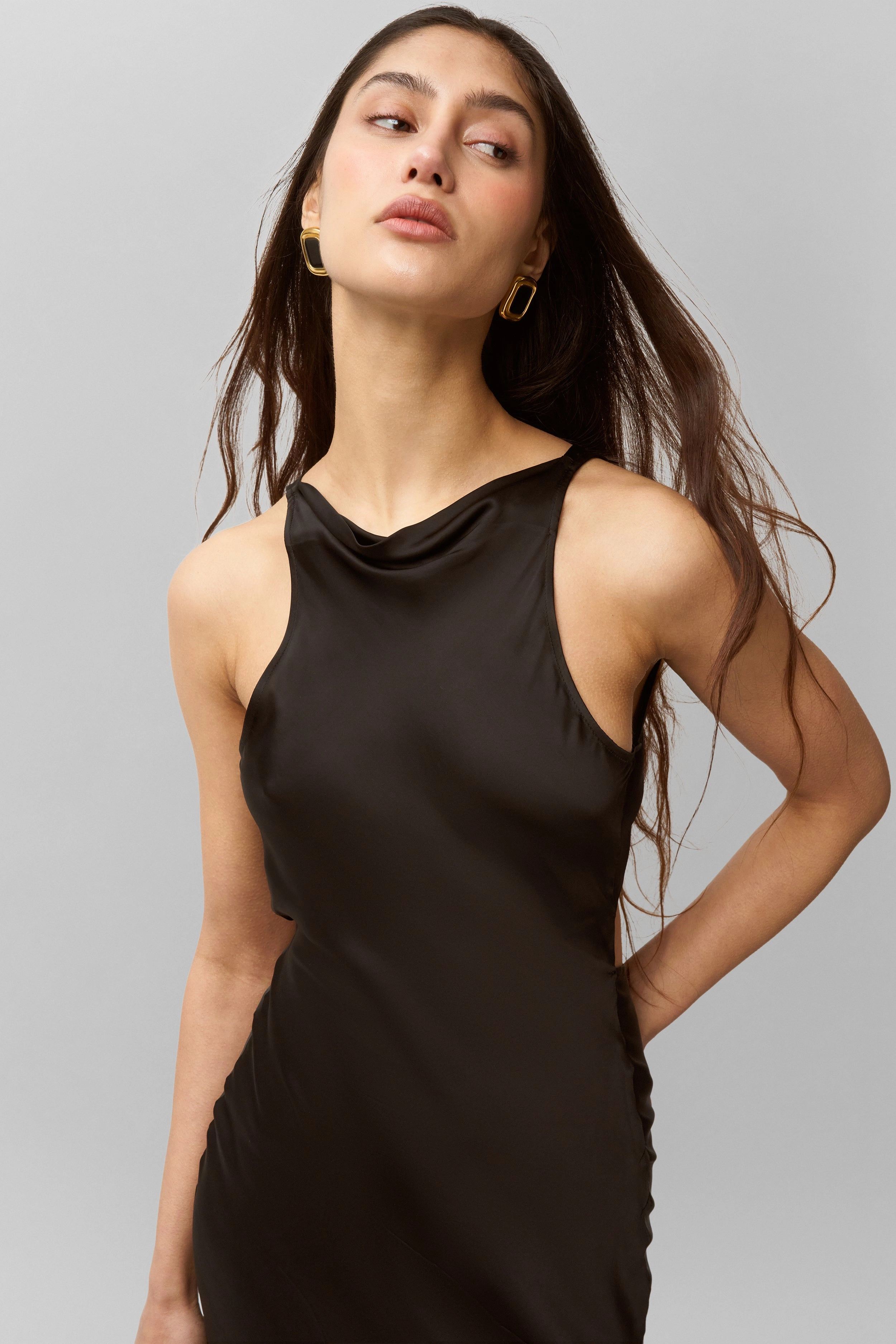 Lina Midi Dress Subtle Detail