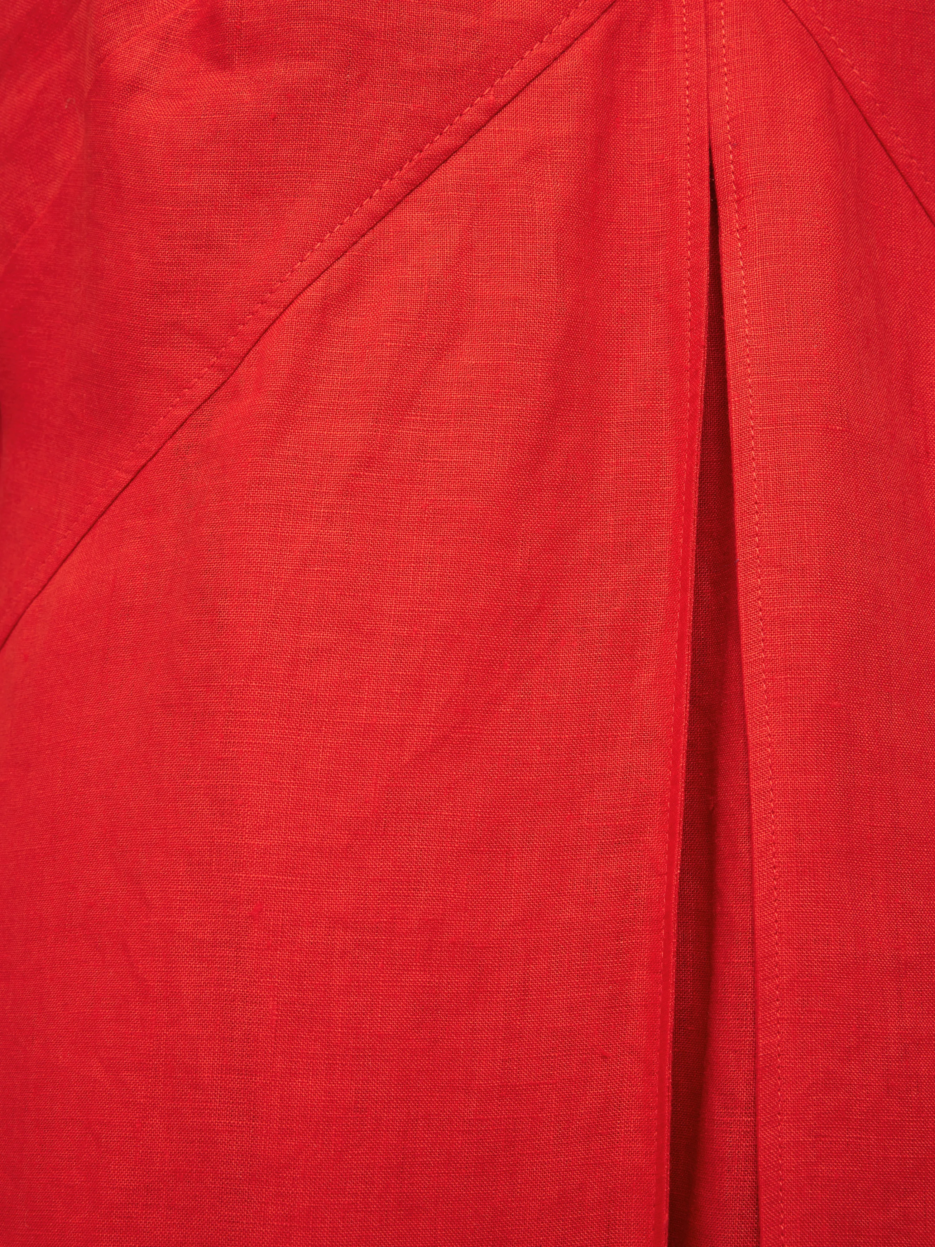 Linen Sundress | Red