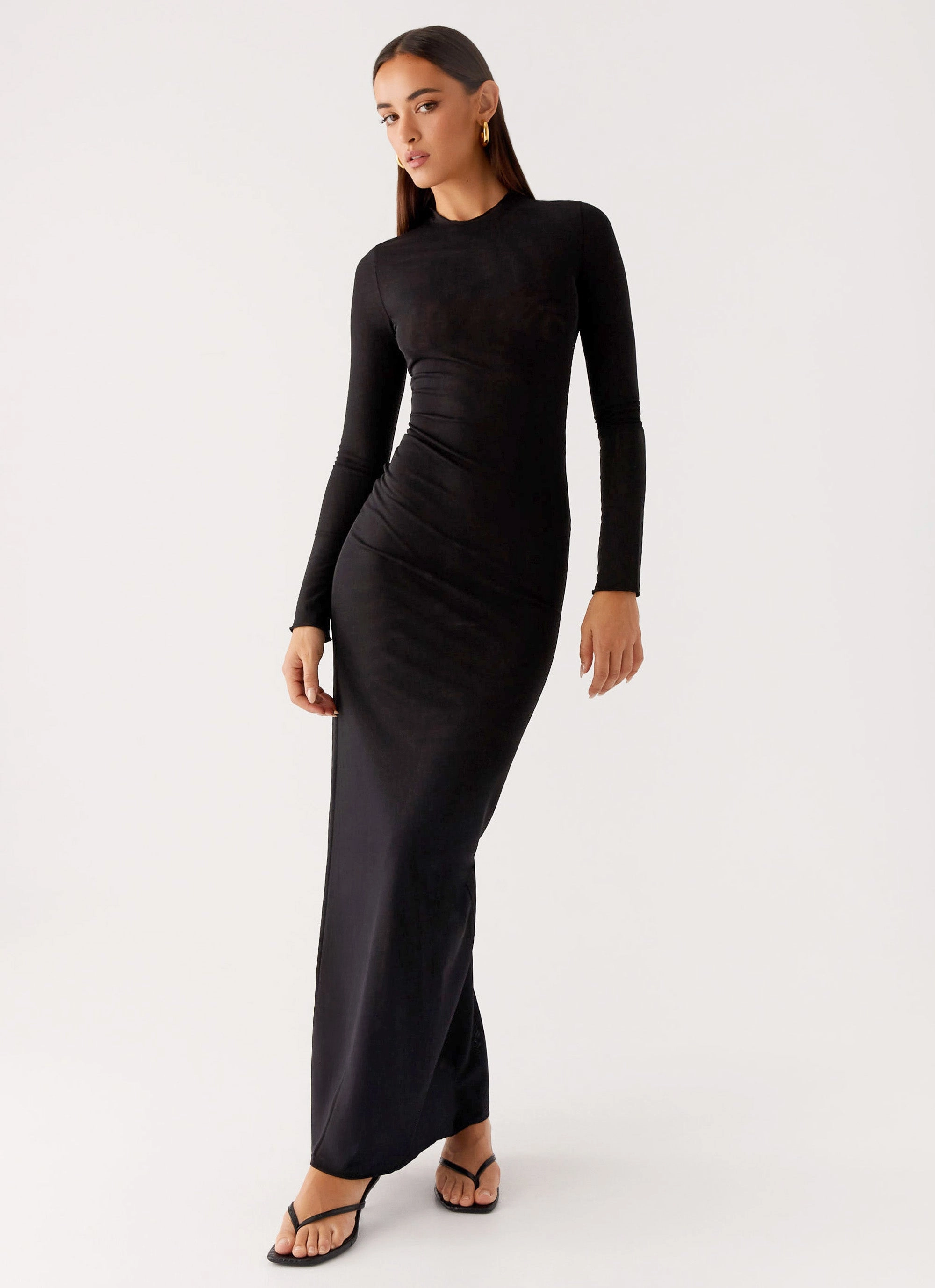 Air Beauty Kamora Maxi Dress - Black