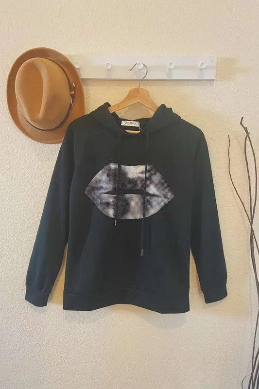 Lip Hooded Sweatshirt