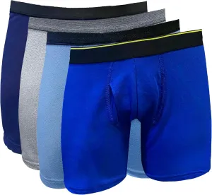 Livorno Essentials Premium Quality Breathable Mens Boxer Briefs, Breathable Cotton Boxer Briefs (US, Alpha, Small, Regular, Regular, Multi)