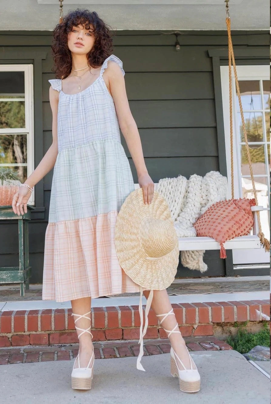 Lola Seersucker Dress Essential Layer