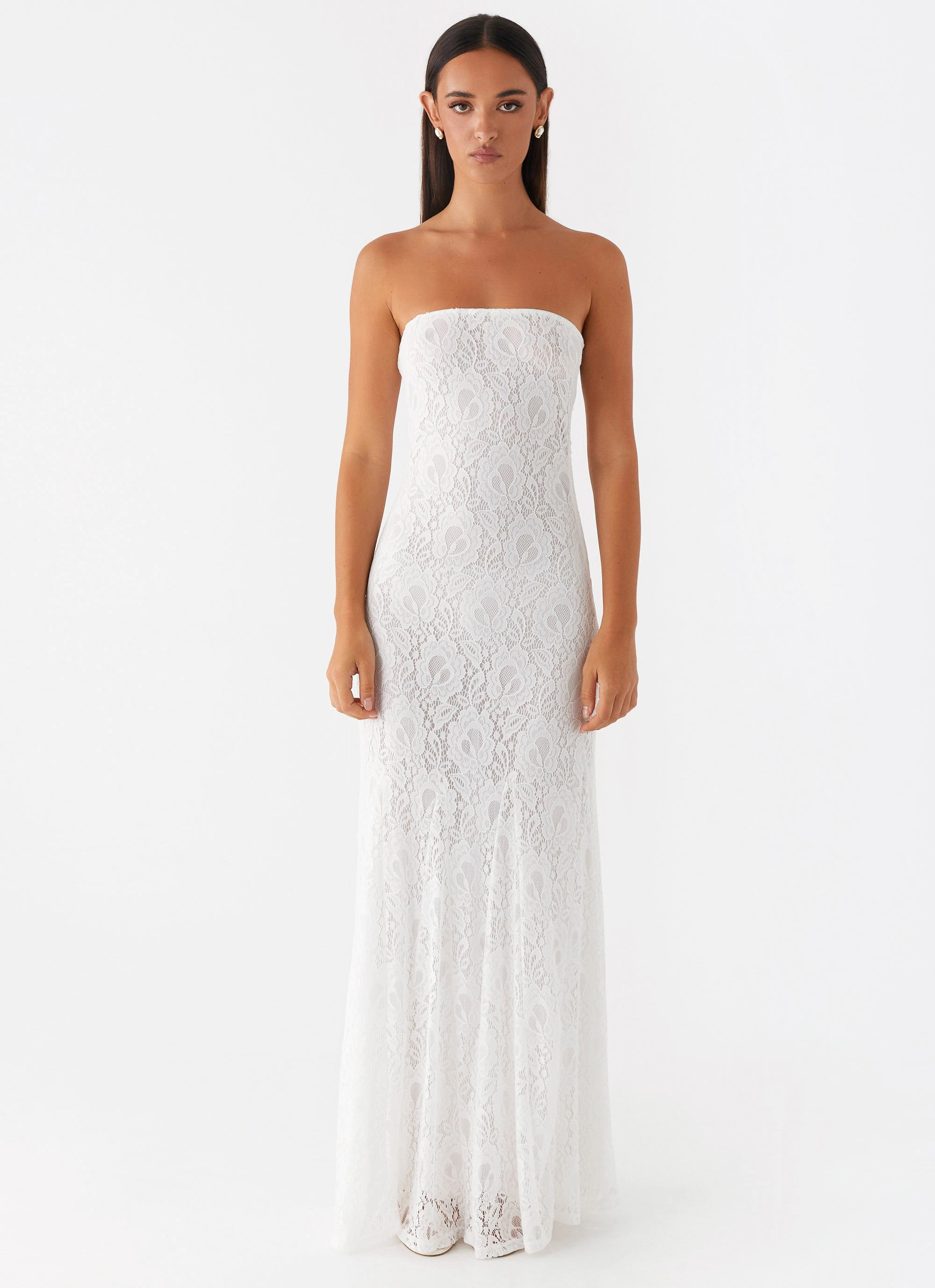Lolita Lace Maxi Dress - Ivory Work-to-Play Wear