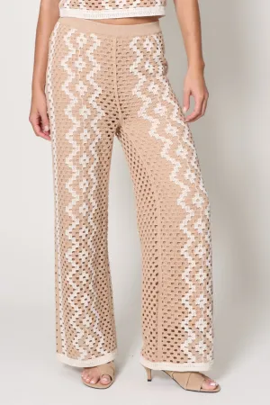 OrganicCottonBlend Easy Movement Loma Crochet Pant