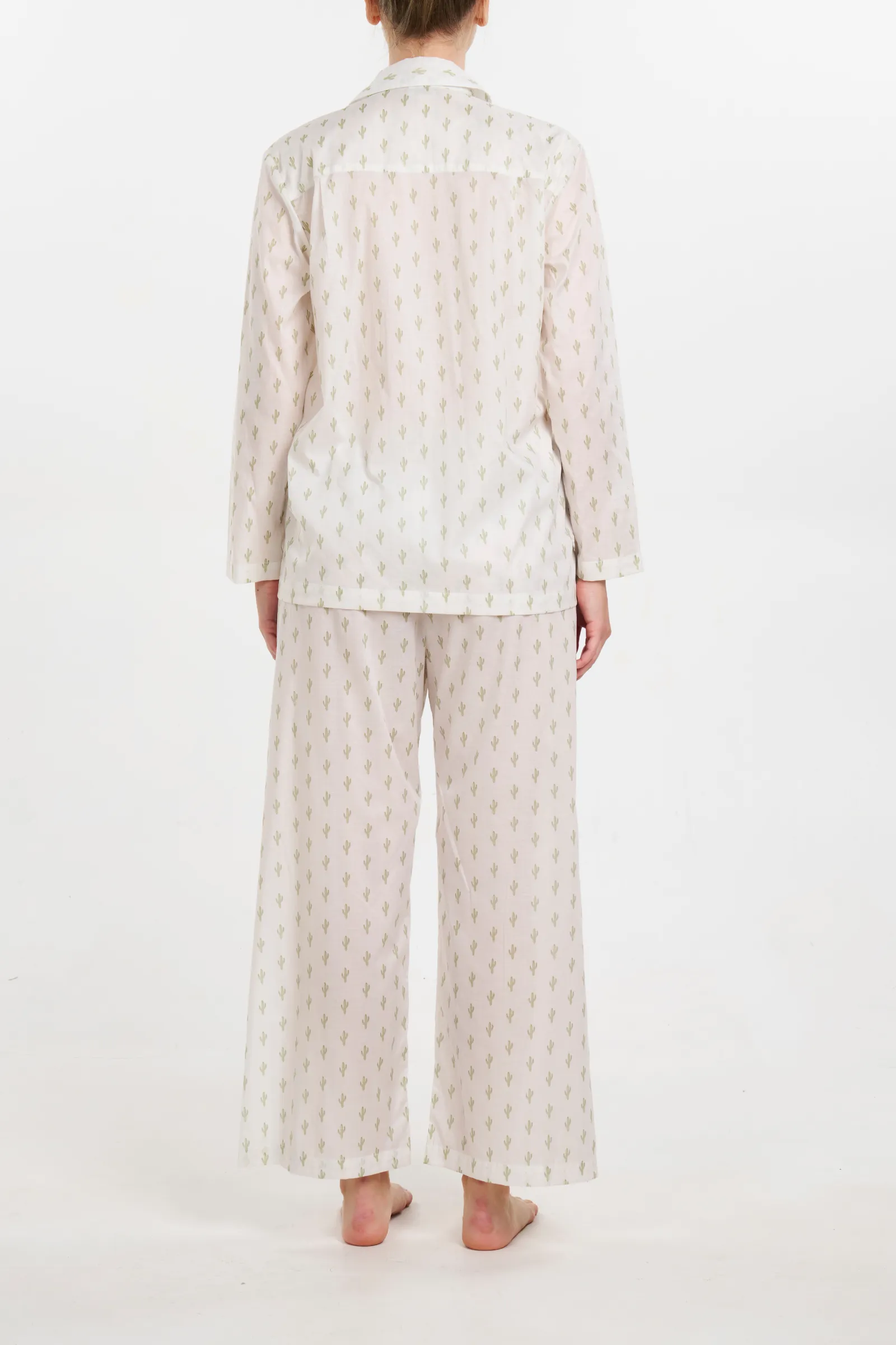 Long Sleeve PJ Set - Cactus Print
