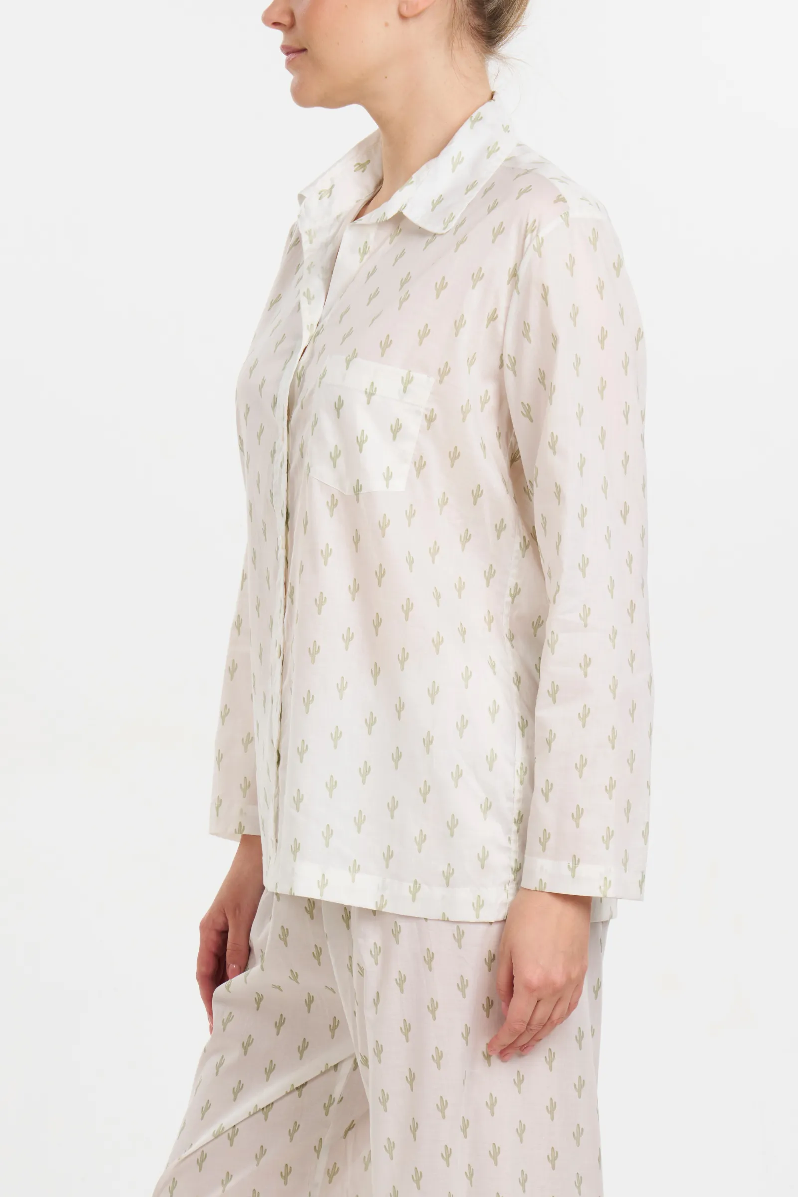 Long Sleeve PJ Set - Cactus Print