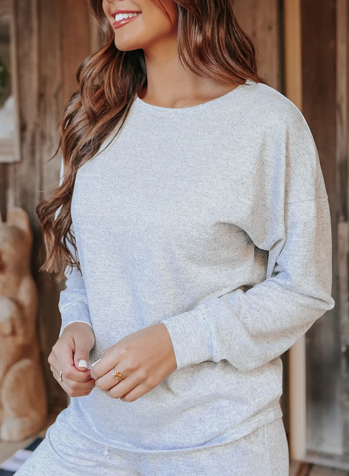Long Sleeve Pullover and Jogger Pants Lounge Set