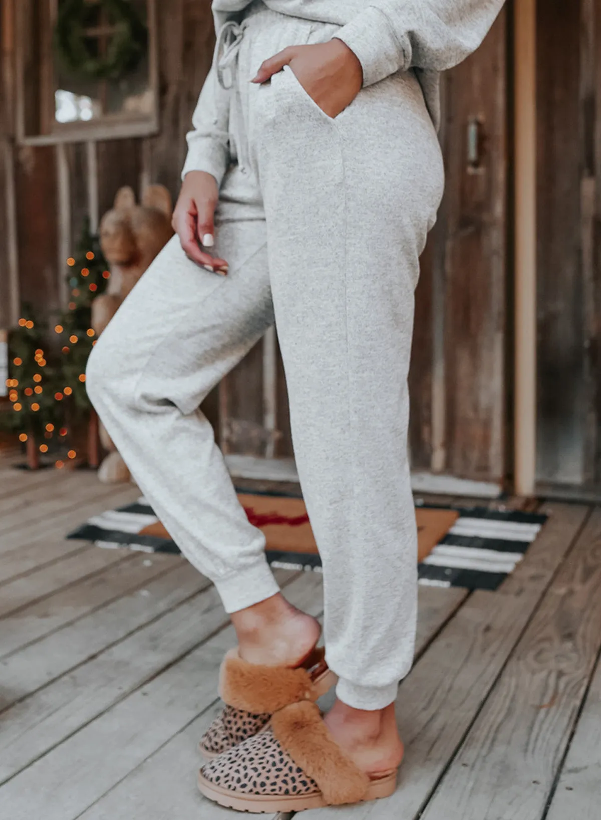 Long Sleeve Pullover and Jogger Pants Lounge Set