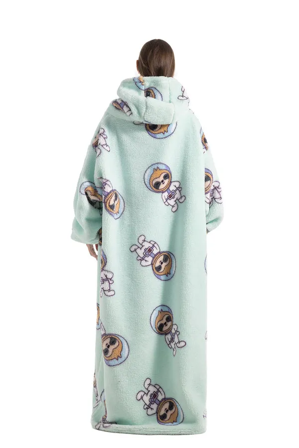 Long Sleeves Giant Pocket Wearable Blankets