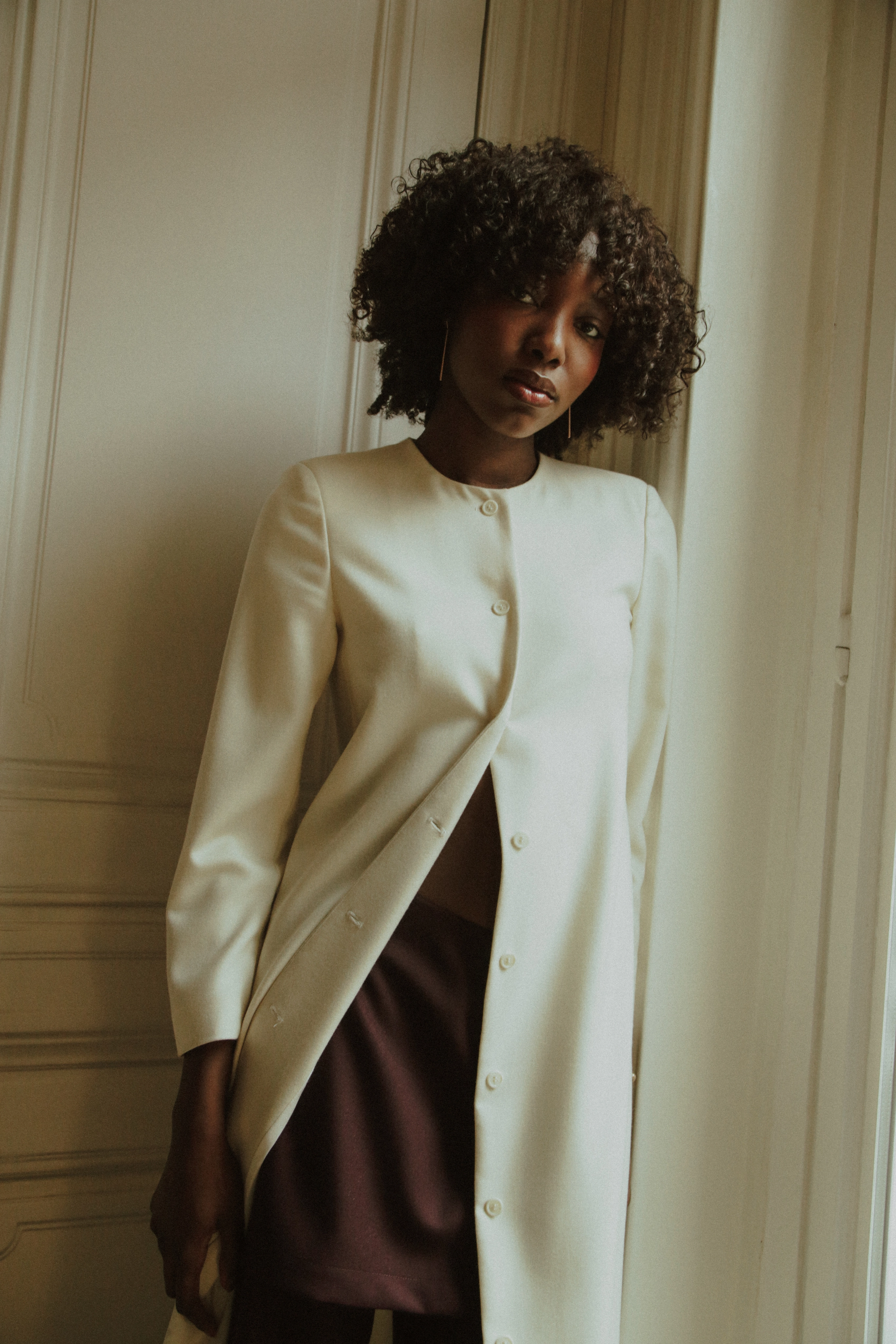 Anti Static Lining All Season Fit Long Cardigan Coat