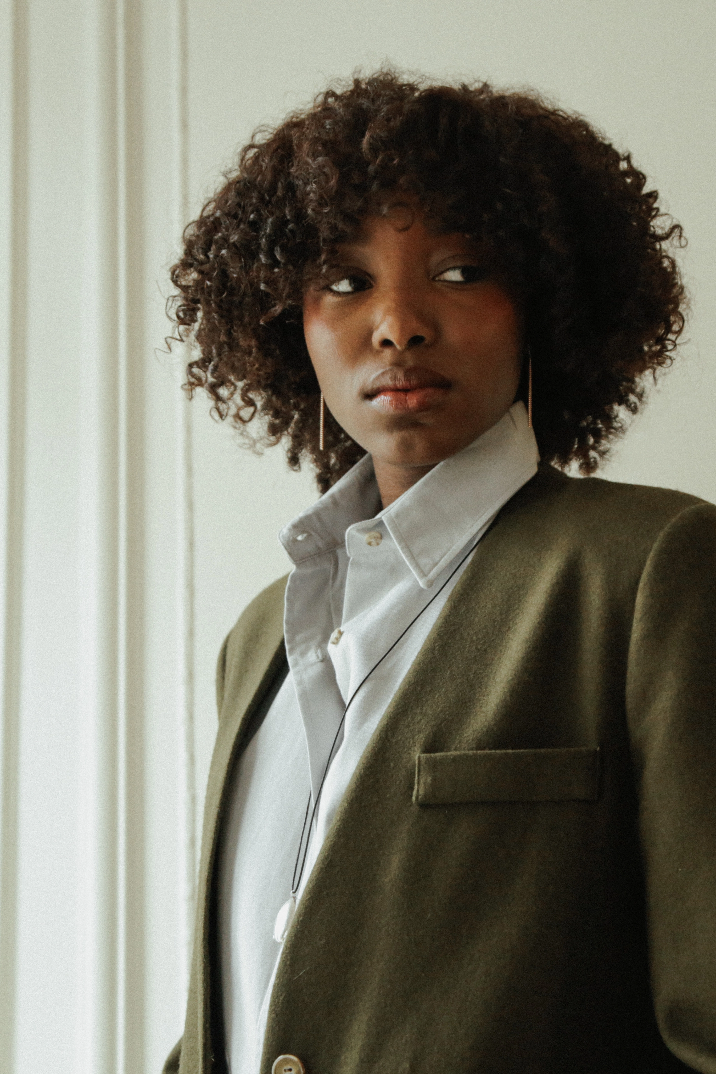 Sporty Chic Autumn Layers Long Collarless Coat