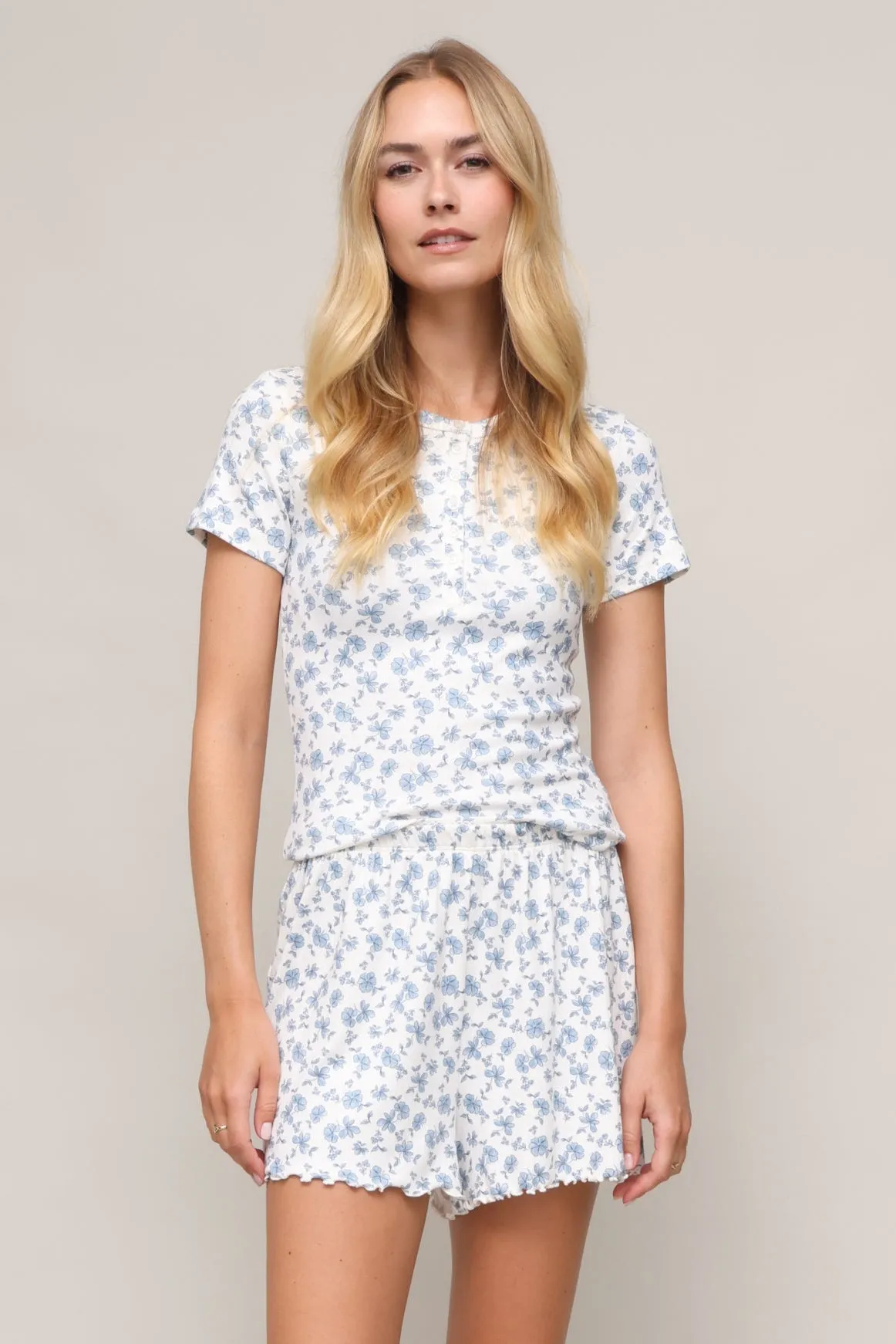 MultiLayer Stitching Faye Ditsy Top