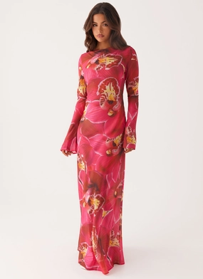 Lorde Maxi Dress - Orchid Pink Flexible Style Body Safe