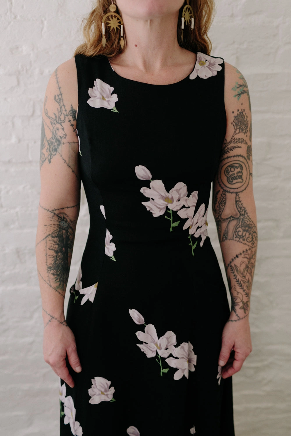 Lori Dress in Black Magnolia Brunch Fit Comfy Wear