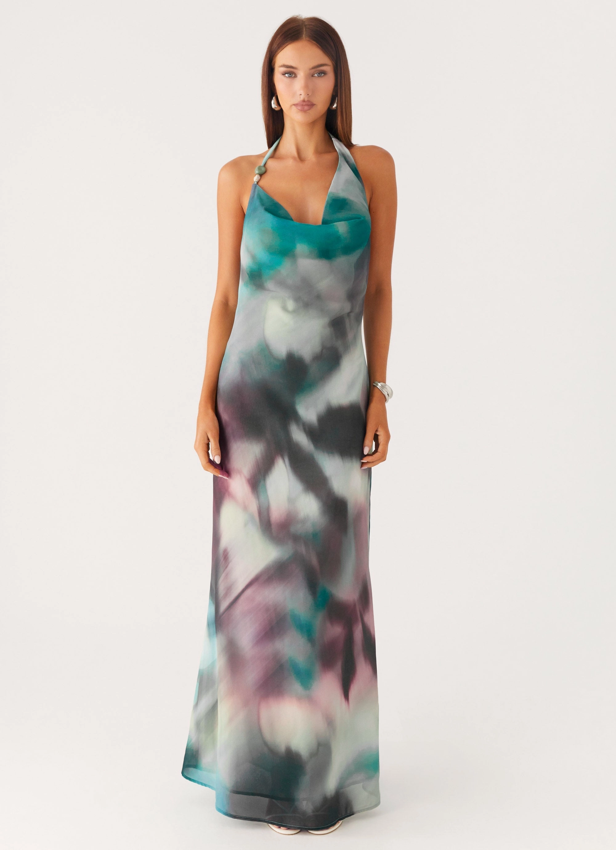 Lost At Sea Maxi Dress - Sea Splash Perfect Style Special-Edition