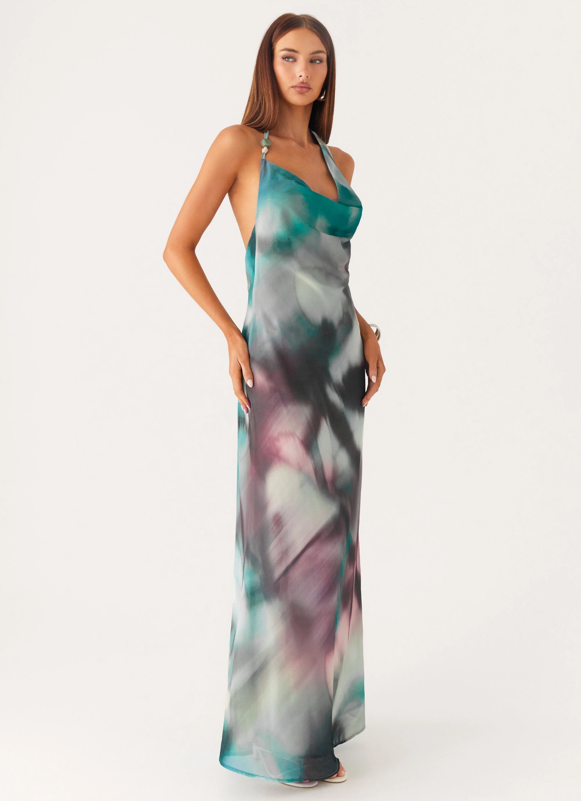 Lost At Sea Maxi Dress - Sea Splash Perfectly Fitted
