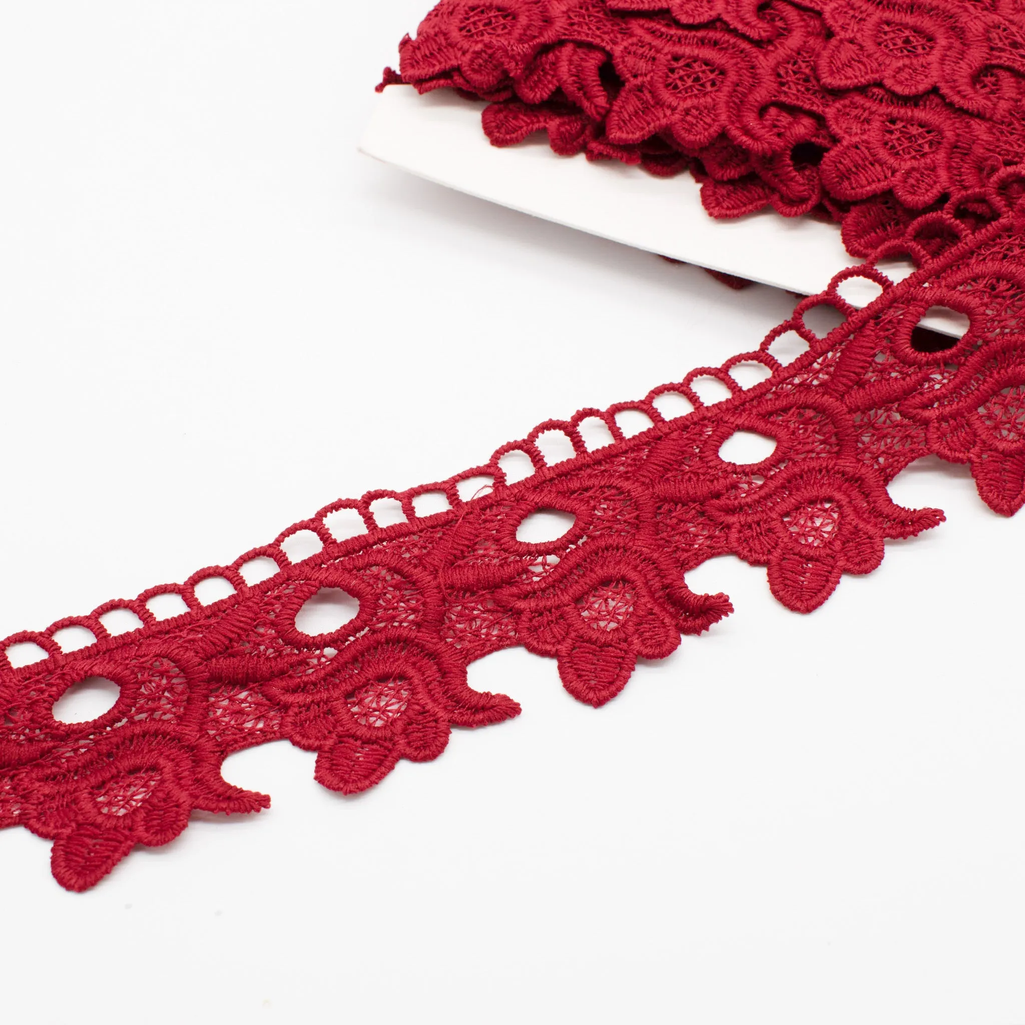 Lotus Guipure Lace Trim 6cm