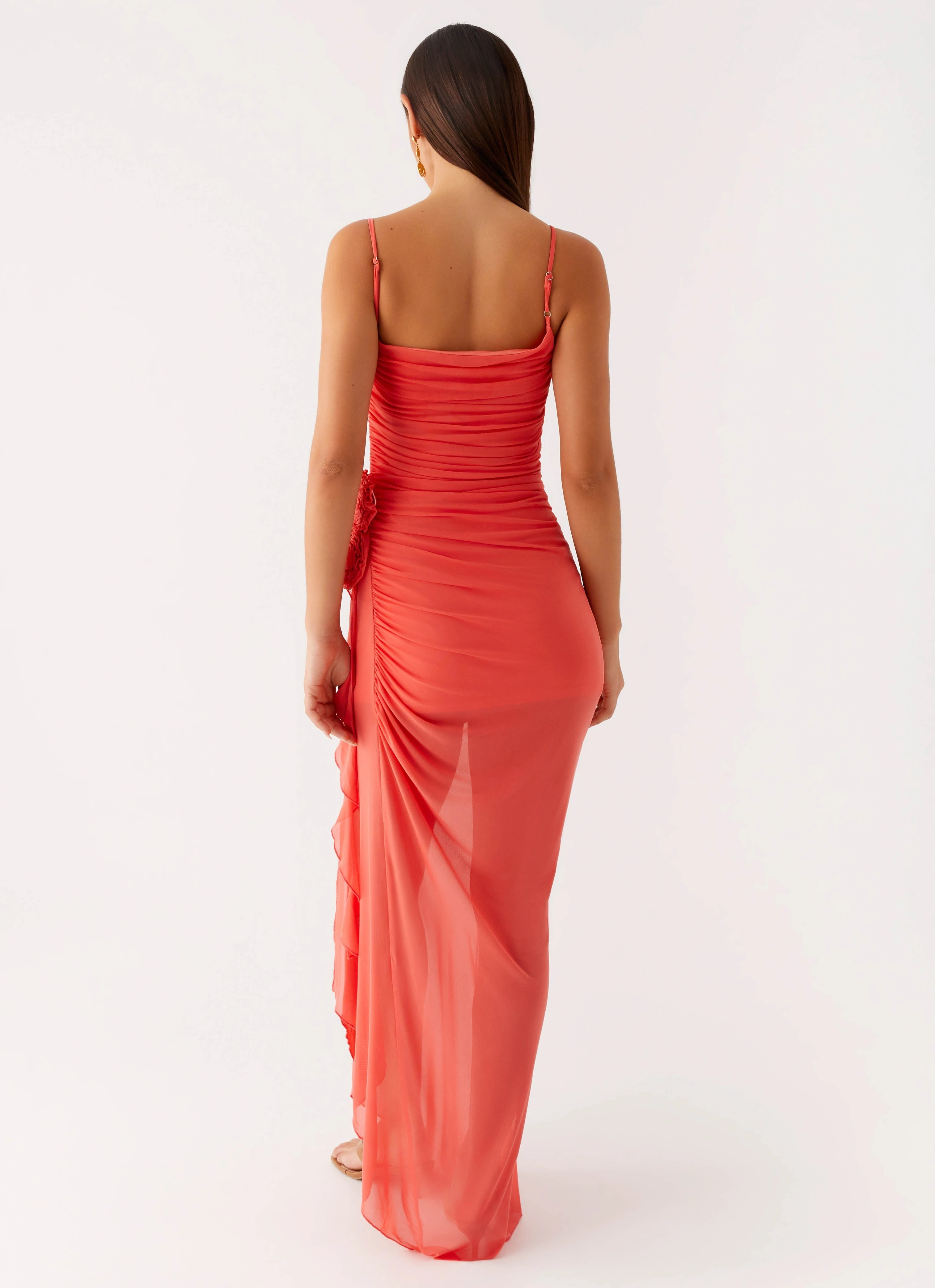 Boho Aesthetic Chic And Comfortable Louana Maxi Dress - Coral