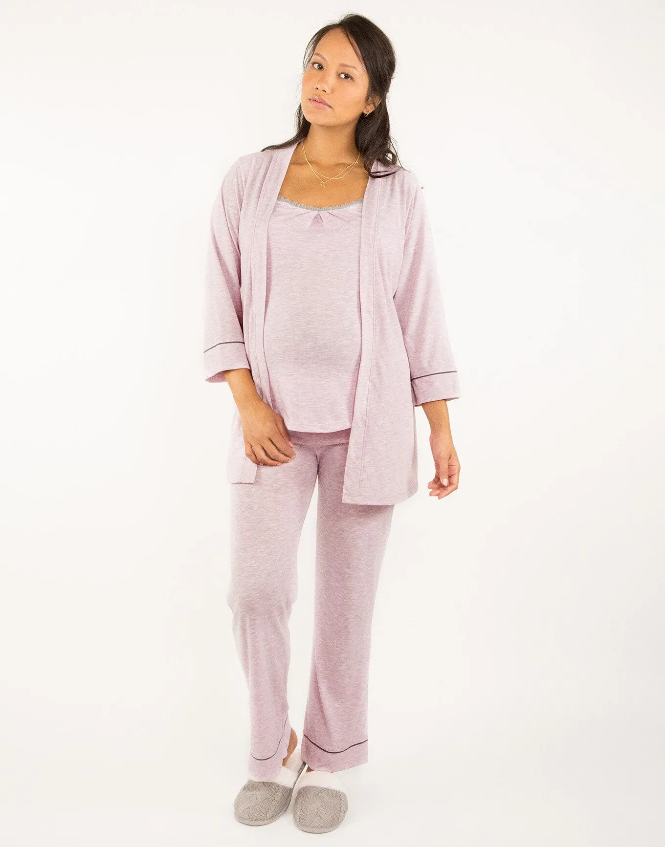 Lounge Chic PJ & Robe Set