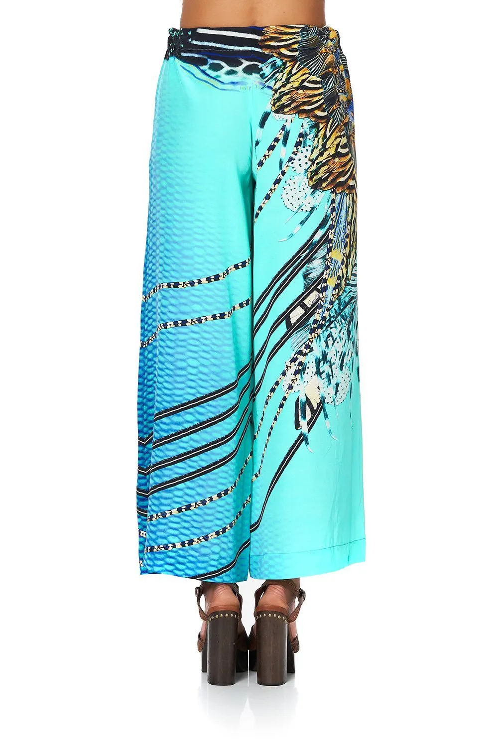 LOUNGE TROUSER WITH TIE WAIST MARINE QUEEN