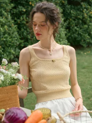 ??Final Sale??Freya Suspender Knitted Top LightweightDesign