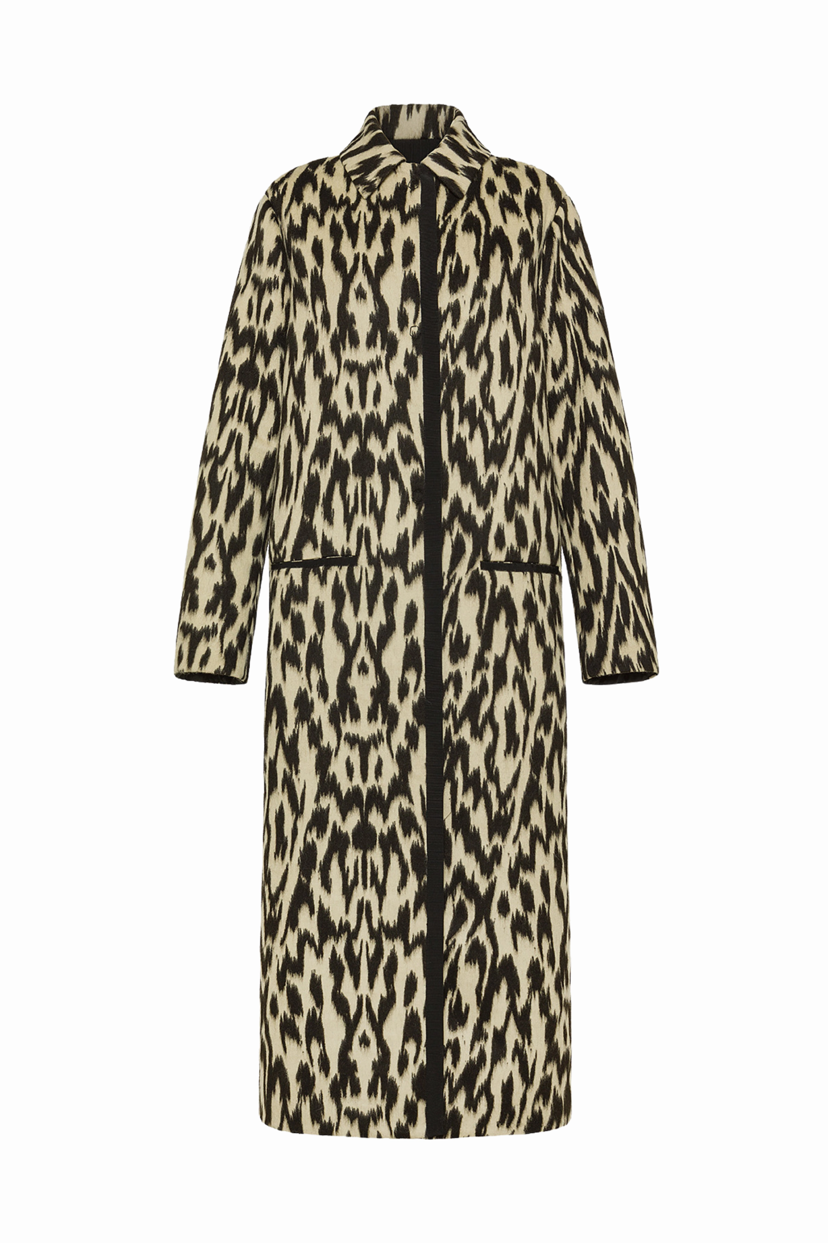 Good Material "Moiree" Jacquard Long Coat