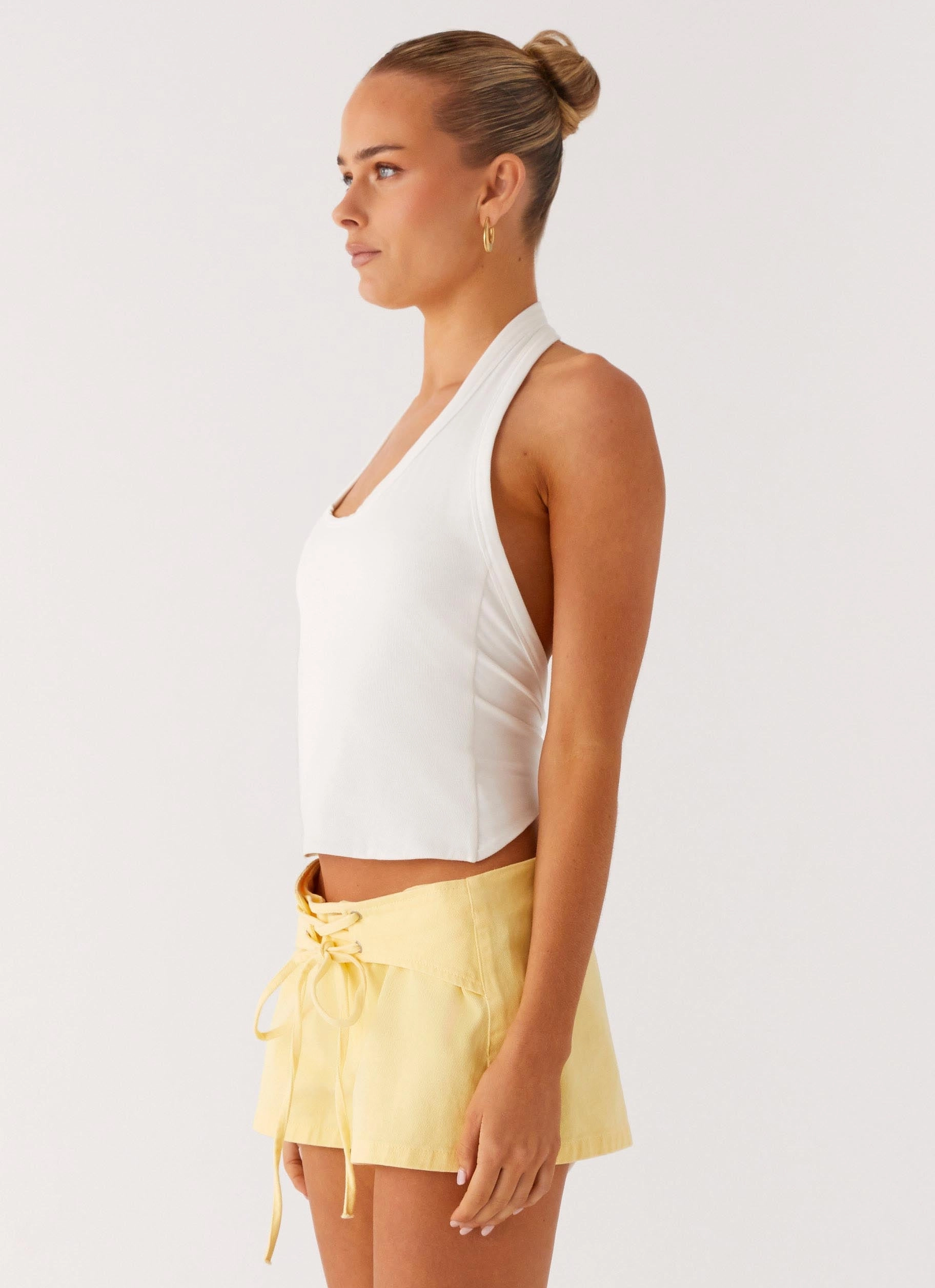 Quick-Dry Non Chafing Side Seams No Rush Top - White