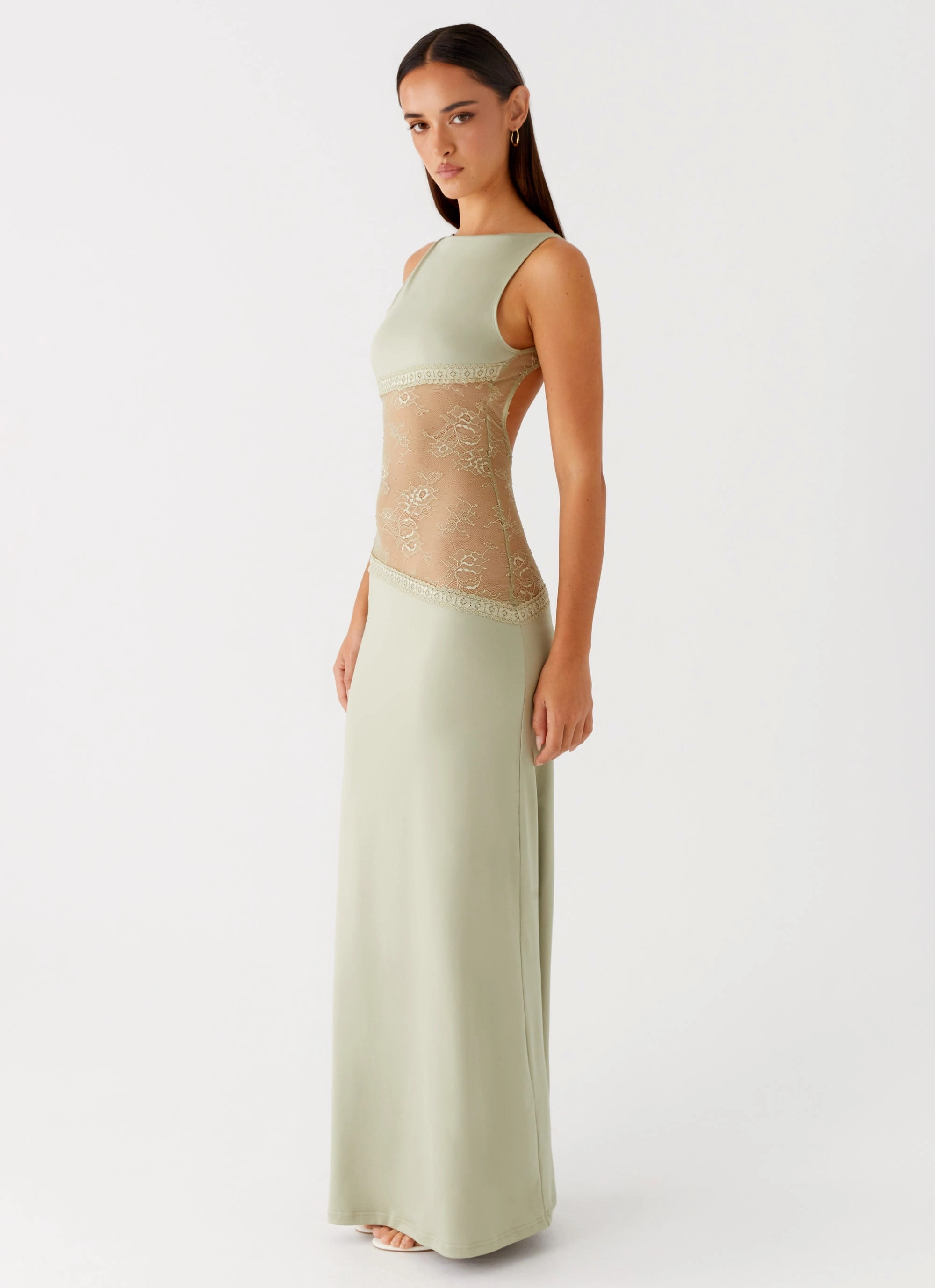 Relaxed Finish Lucinda Maxi Dress - Sage