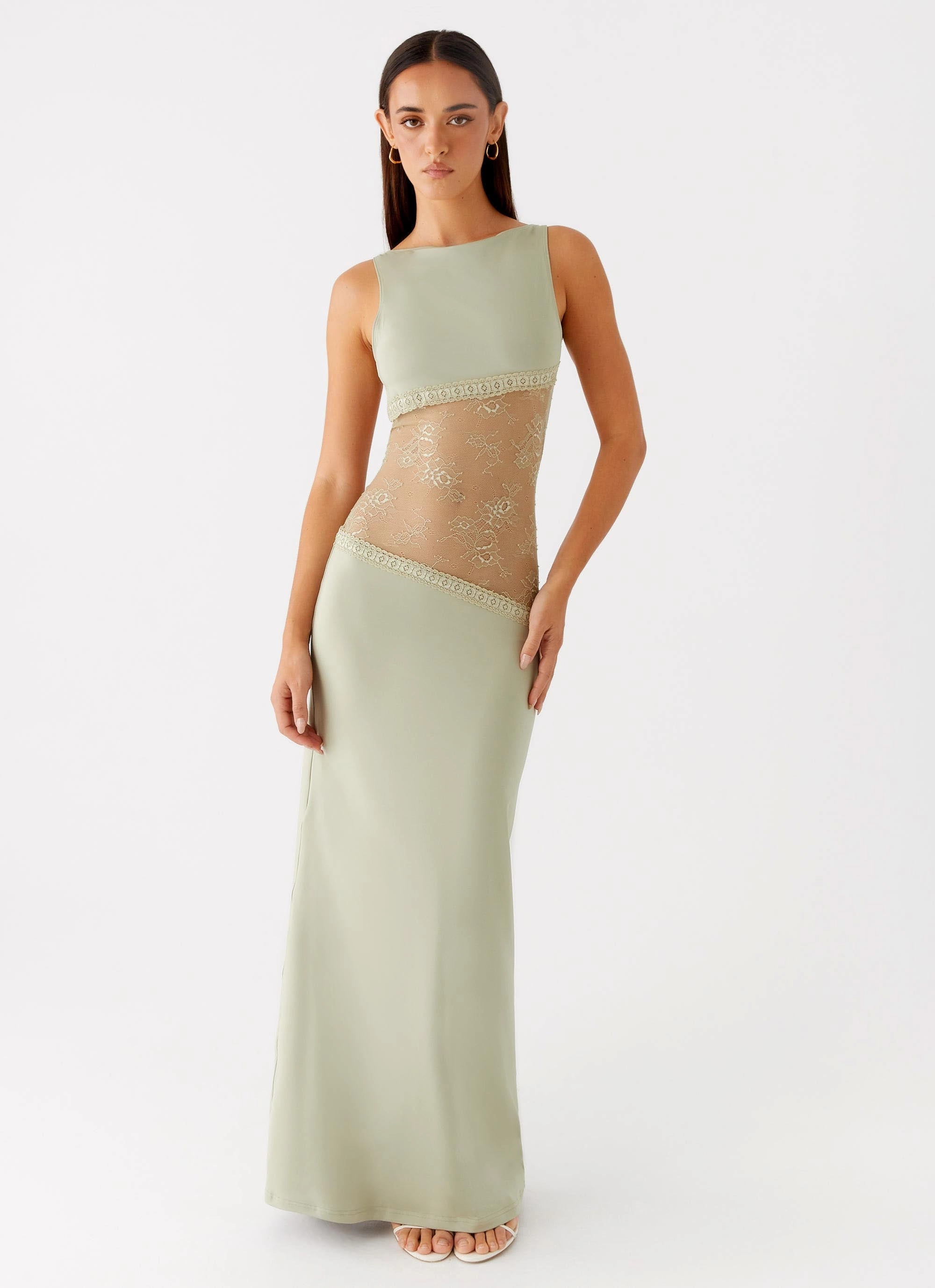 Lucinda Maxi Dress - Sage Casual Comfort