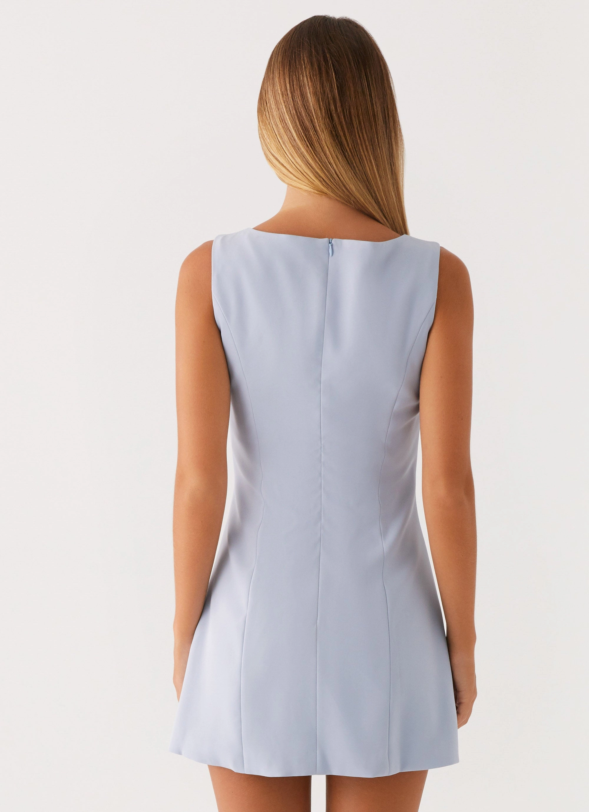 Water resistant coating Lucky Charm Mini Dress - Blue