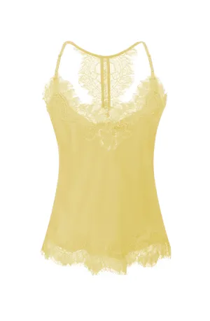 Lucy Crop Cami - Acid Yellow