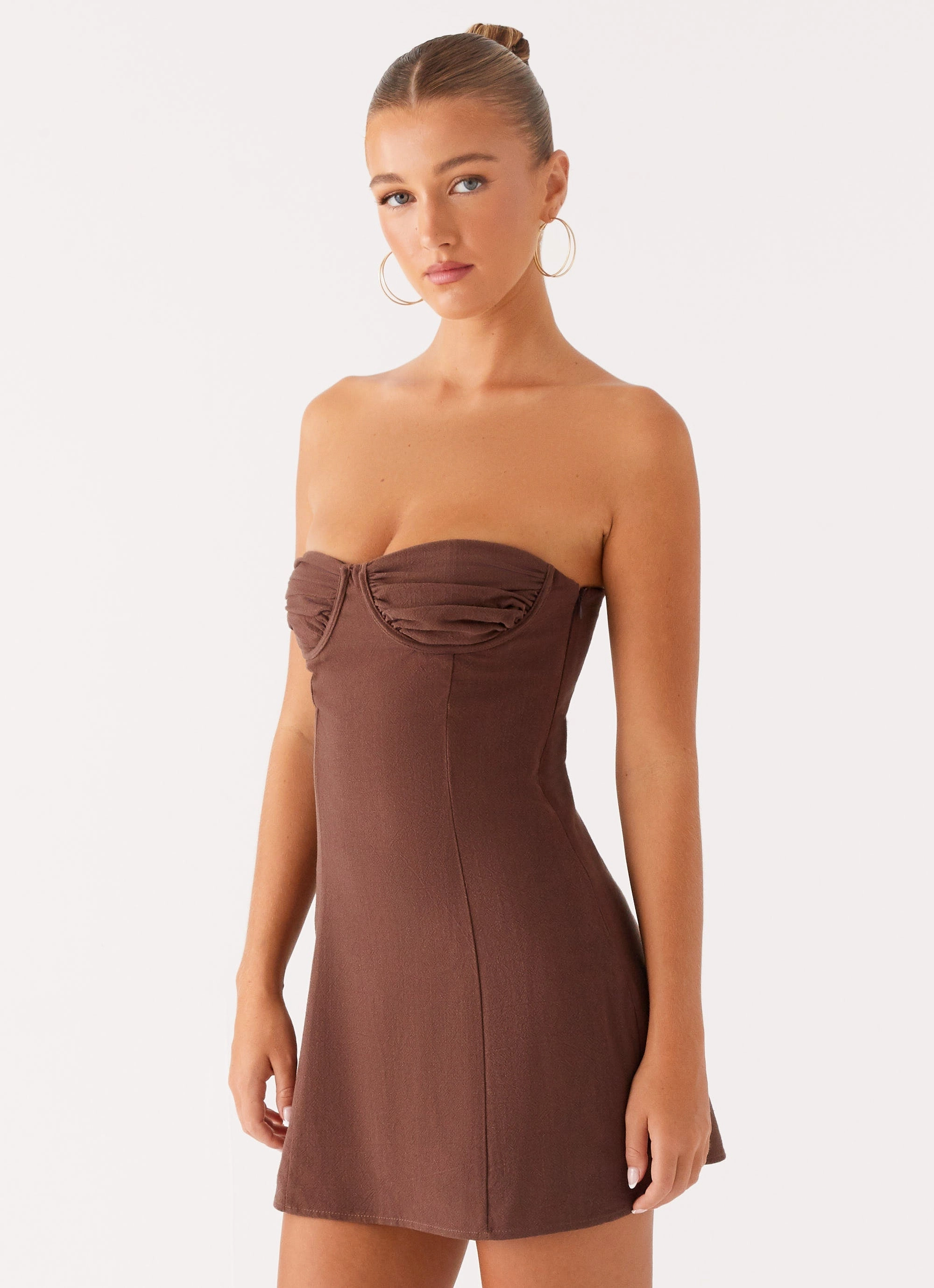 Ludo Mini Dress - Chocolate Summer Wardrobe
